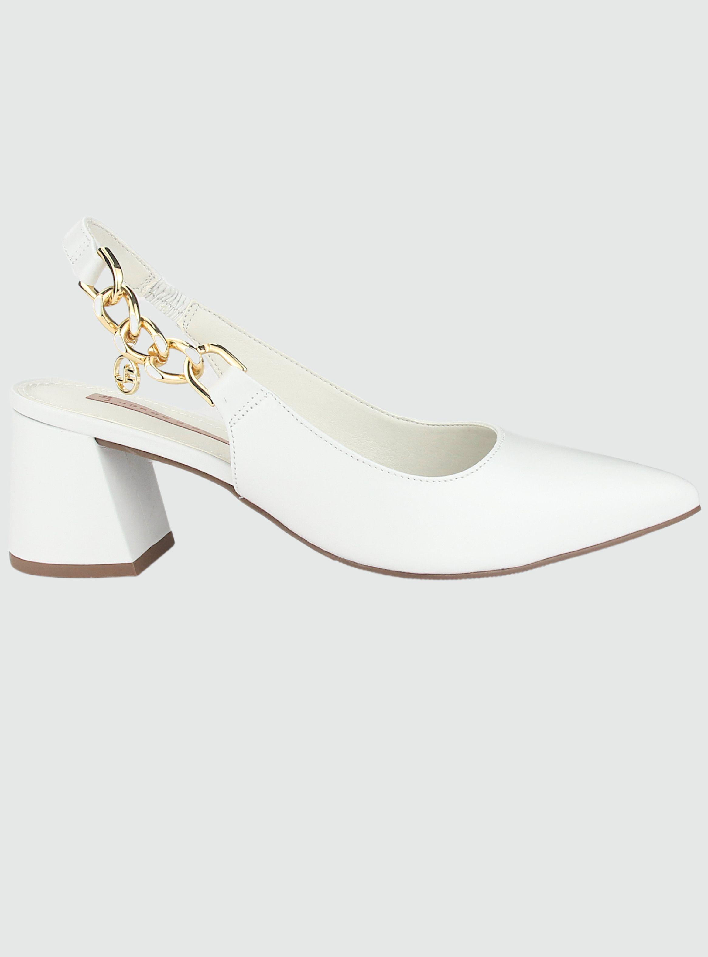 Zapato Jorge Bischoff Mujer J10674025 Blanco Casual-0