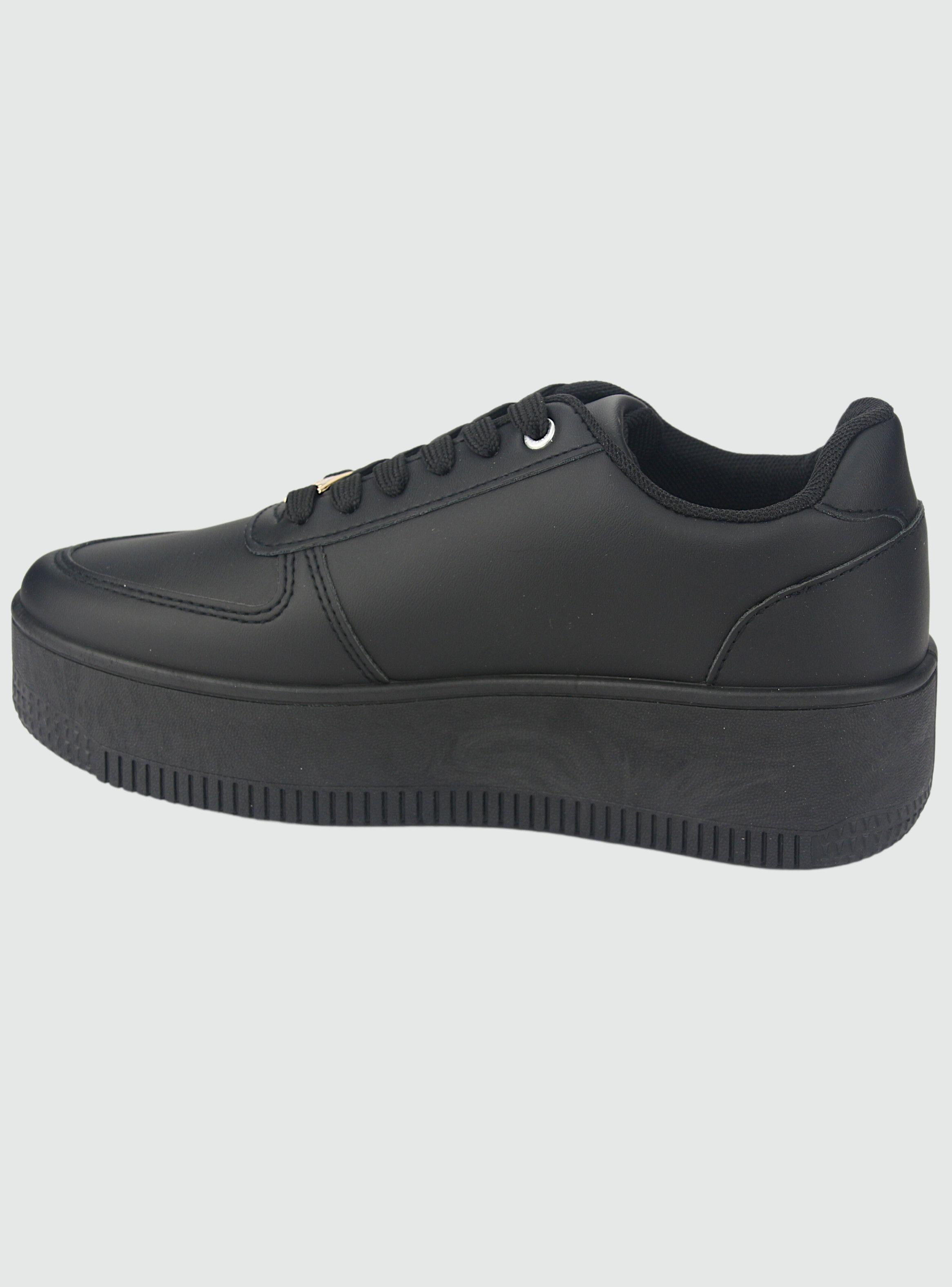 Zapatilla Chalada Mujer Metta-12 Negro Urbano-1