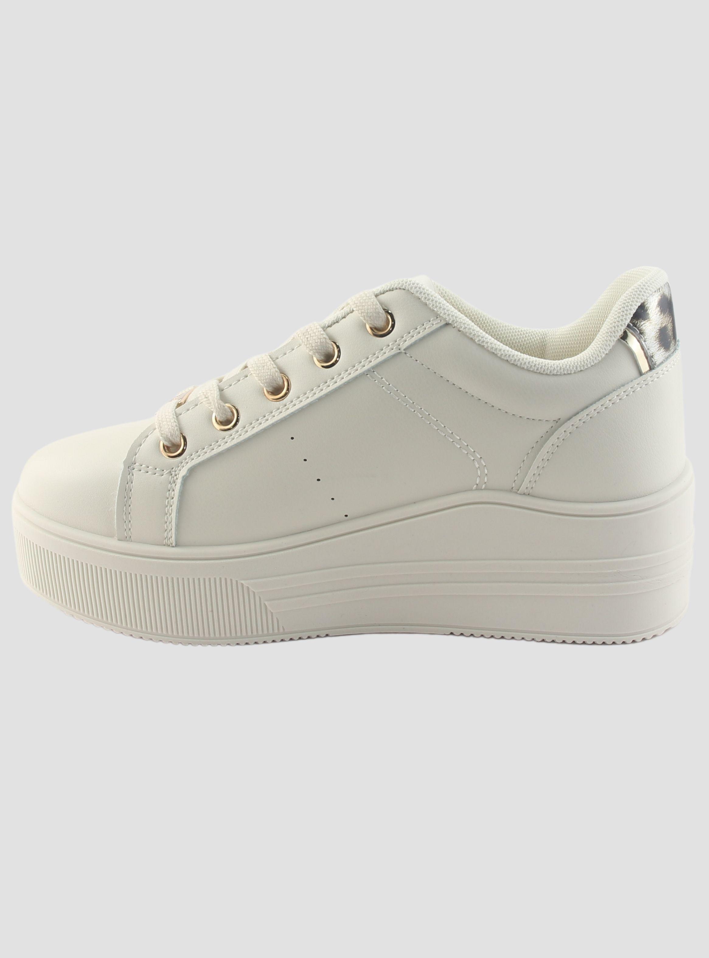 Zapatilla Chalada Mujer Memphi-2 Beige Urbano-1