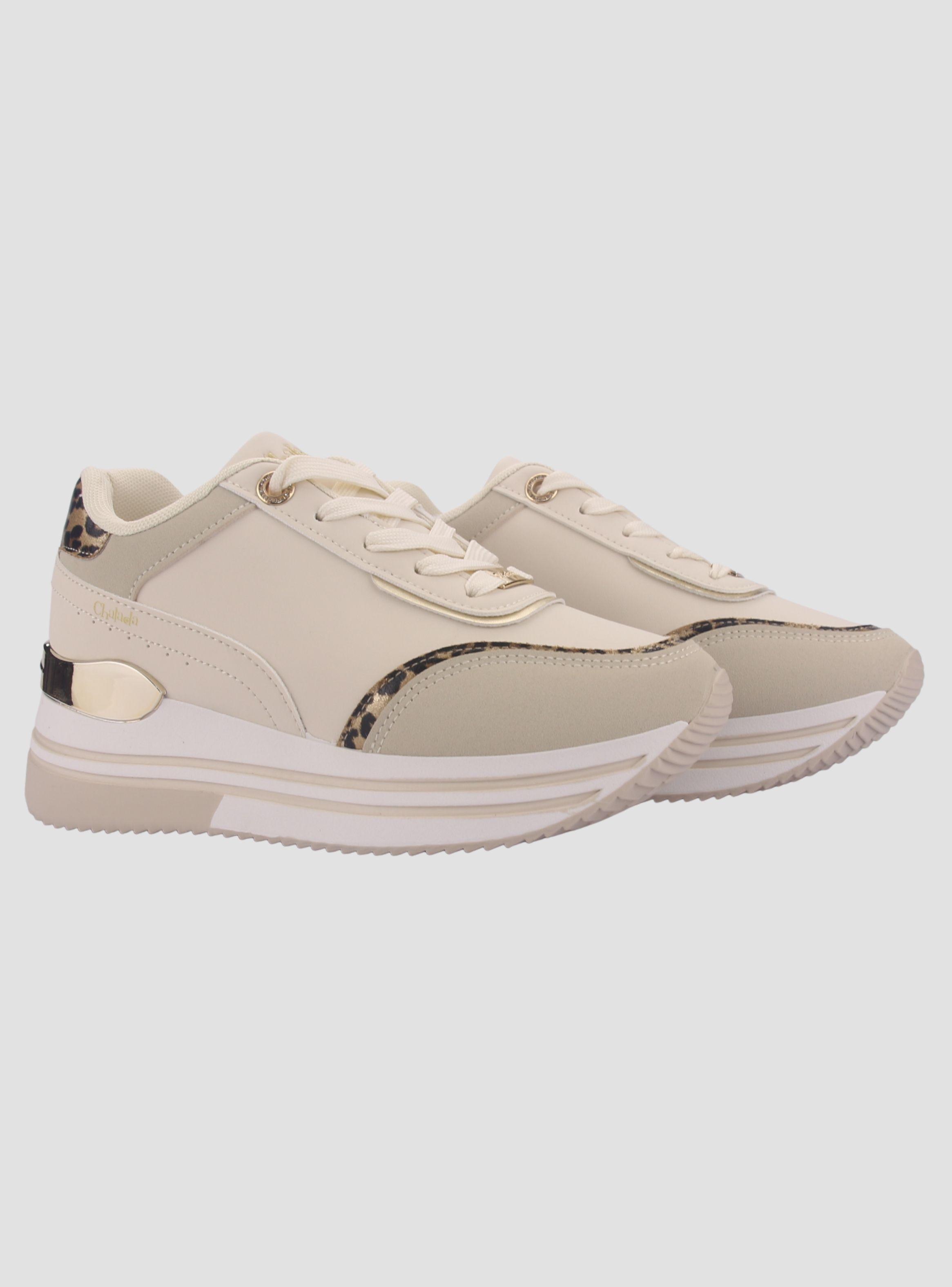Zapatilla Mujer Chalada Valka-2 Beige Urbano-4