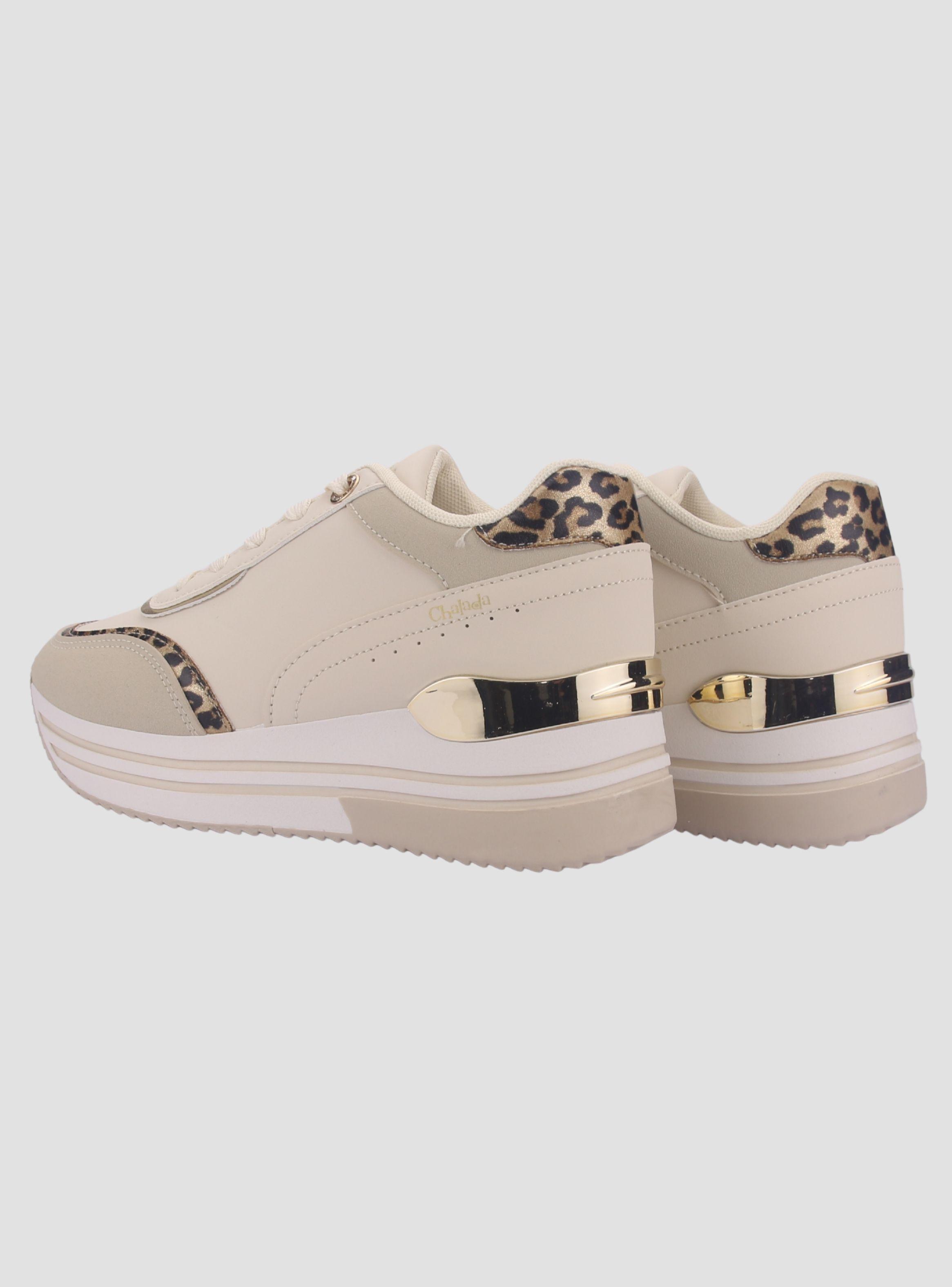Zapatilla Mujer Chalada Valka-2 Beige Urbano-5