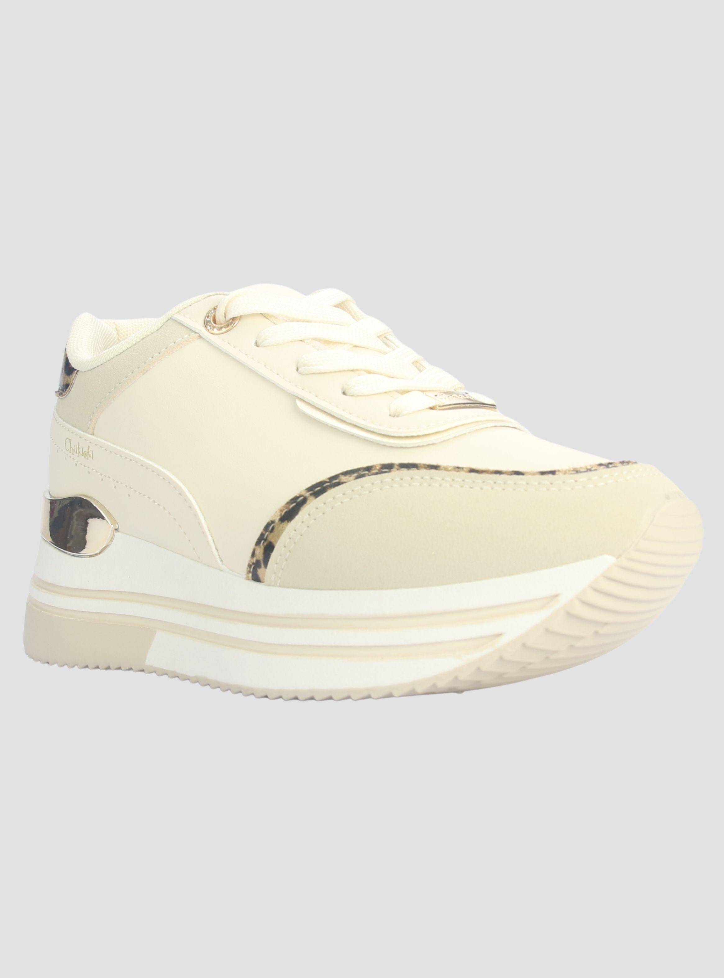 Zapatilla Mujer Chalada Valka-2 Beige Urbano-2