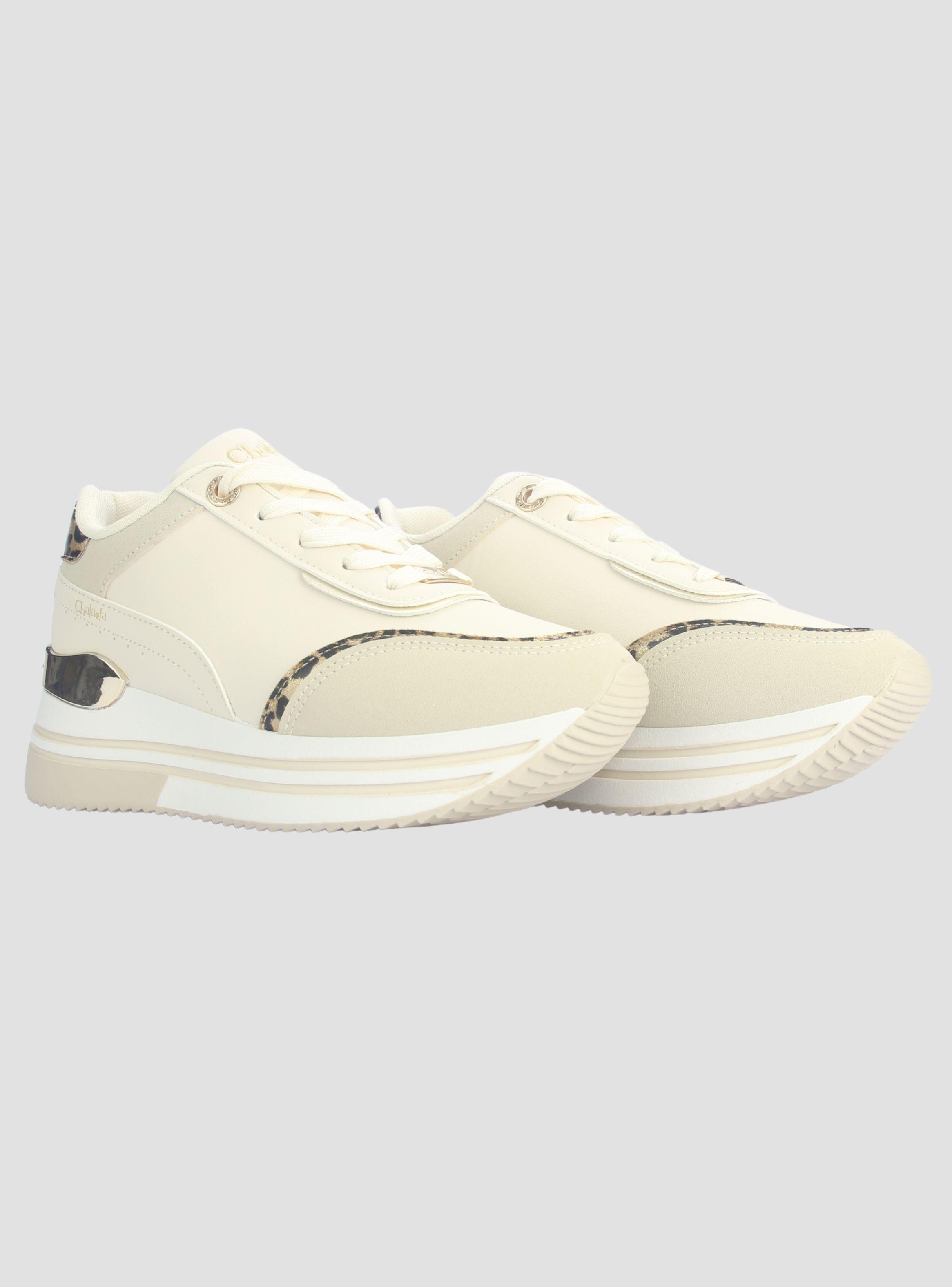 Zapatilla Mujer Chalada Valka-2 Beige Urbano-4