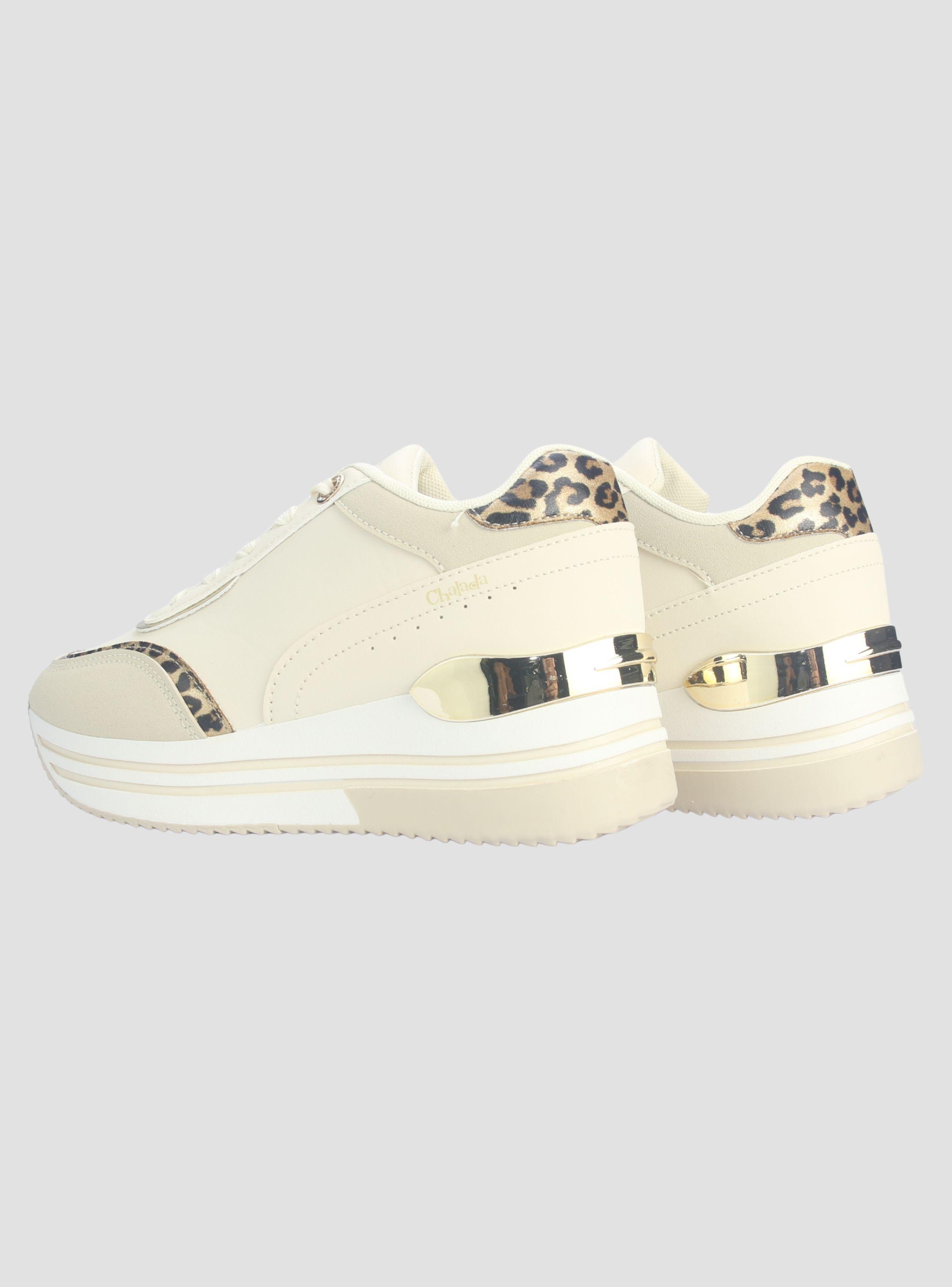 Zapatilla Mujer Chalada Valka-2 Beige Urbano-5