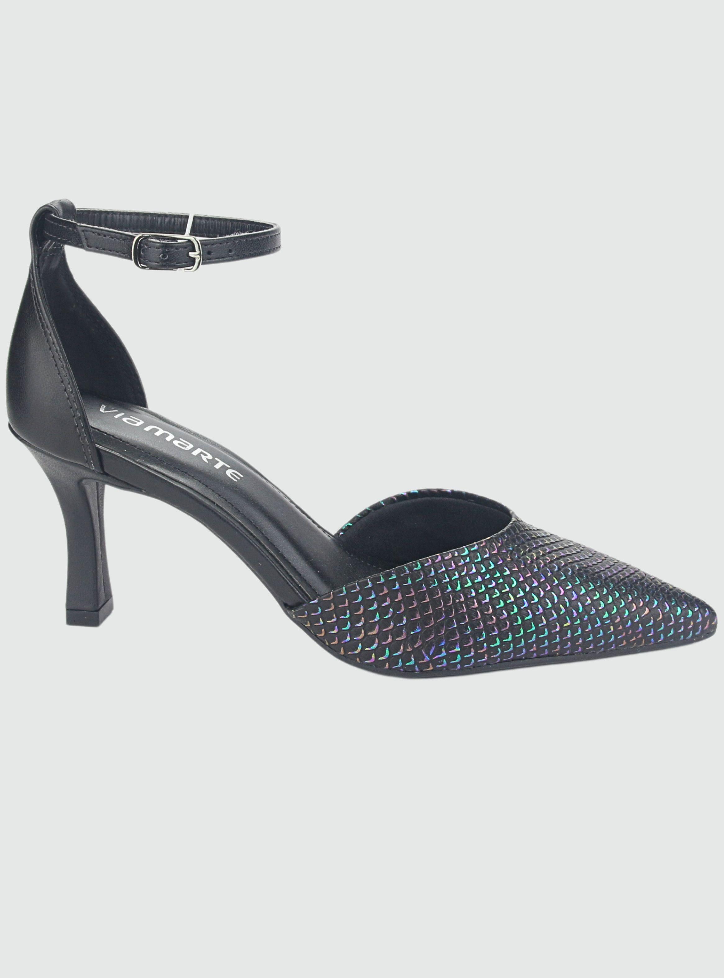 Zapato Via Marte Mujer 23-15706 Preto Casual-0