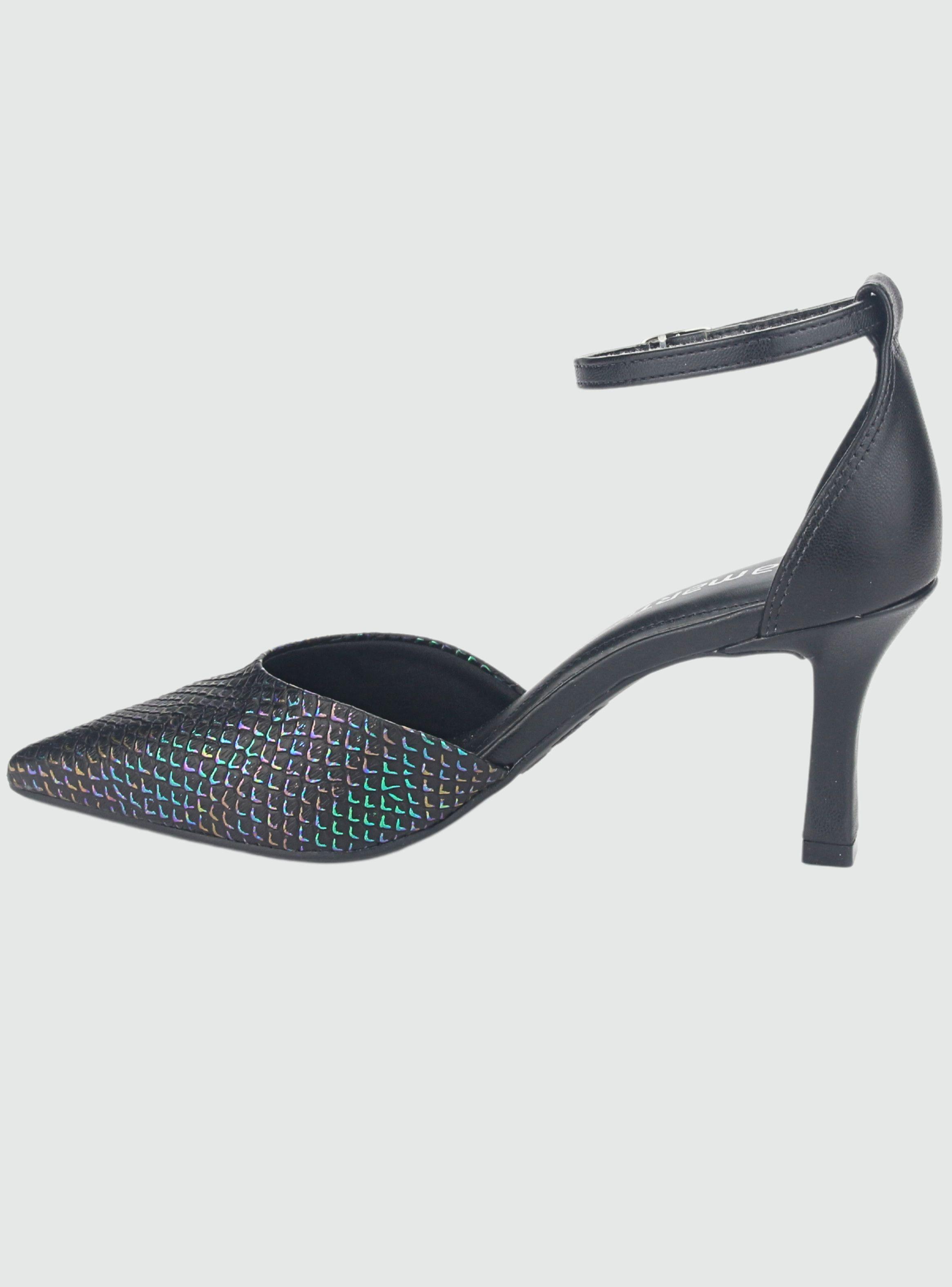 Zapato Via Marte Mujer 23-15706 Preto Casual-1