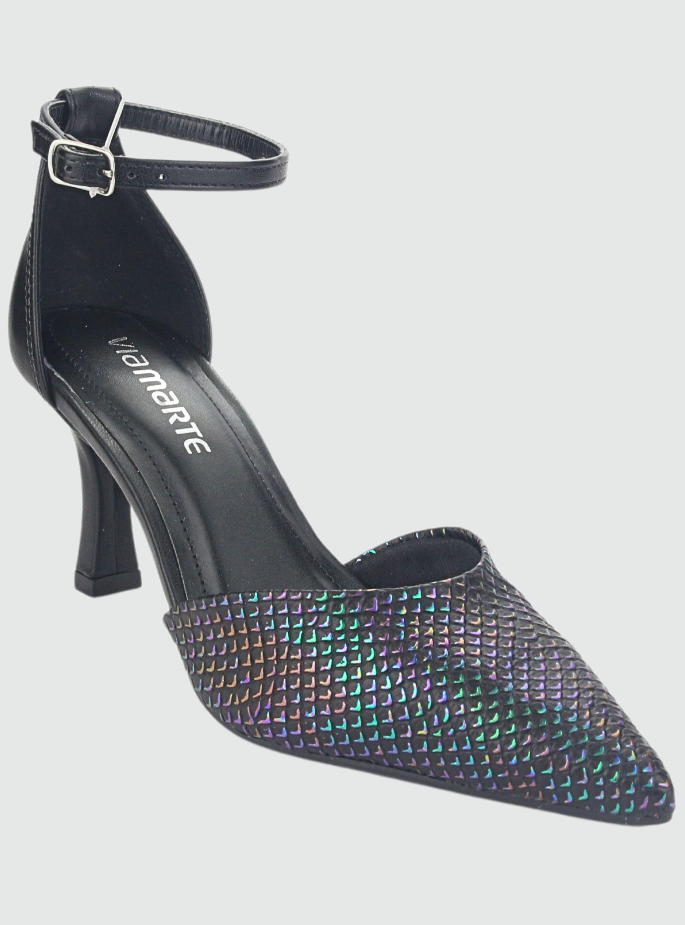 Zapato Via Marte Mujer 23-15706 Preto Casual-2