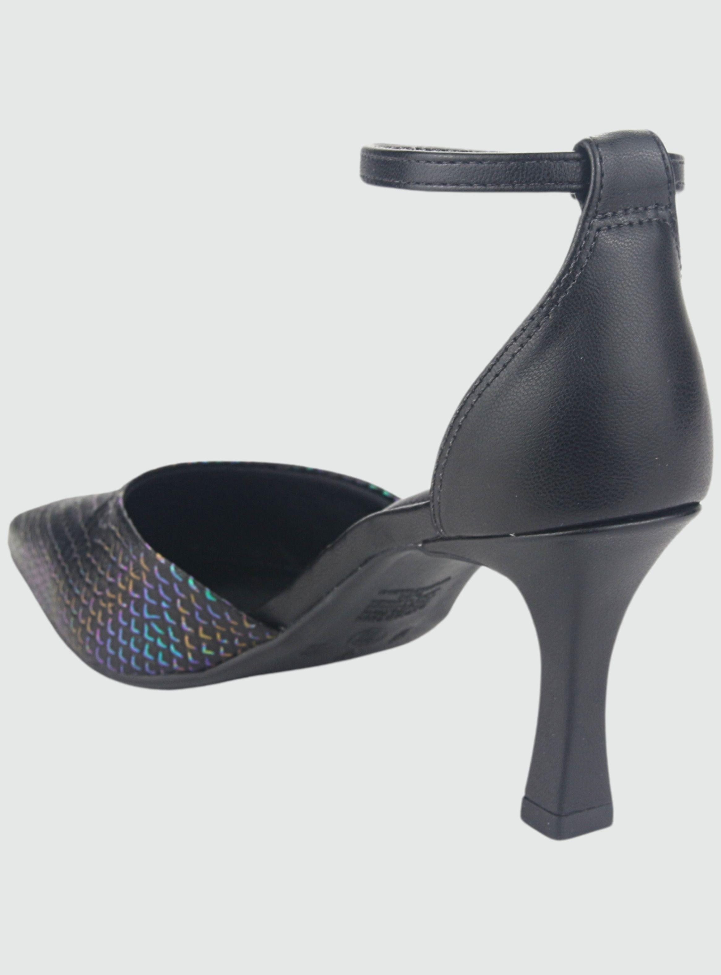Zapato Via Marte Mujer 23-15706 Preto Casual-3