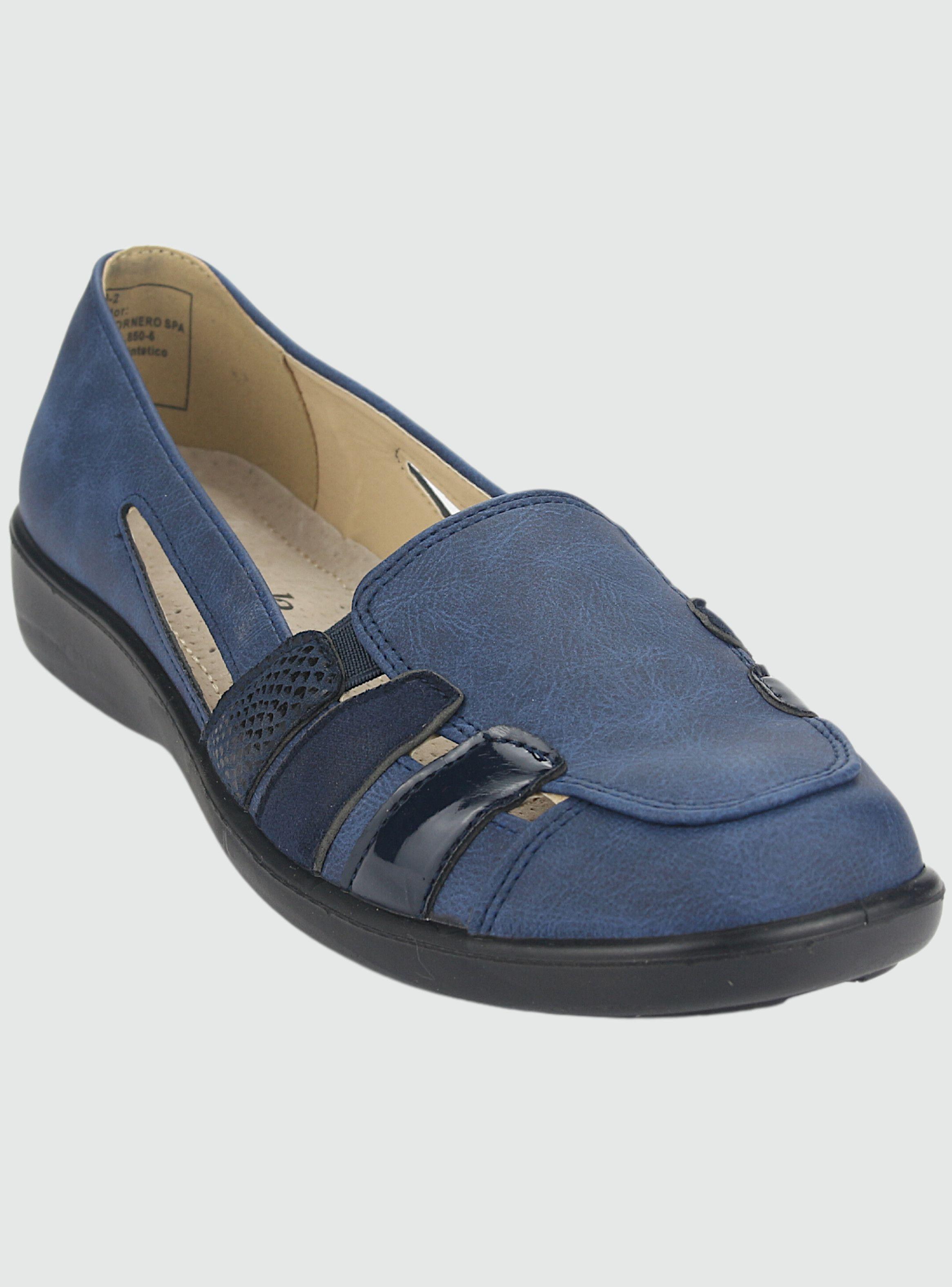 Zapato Chalada Mujer Deco-2 Azul Comfort-2