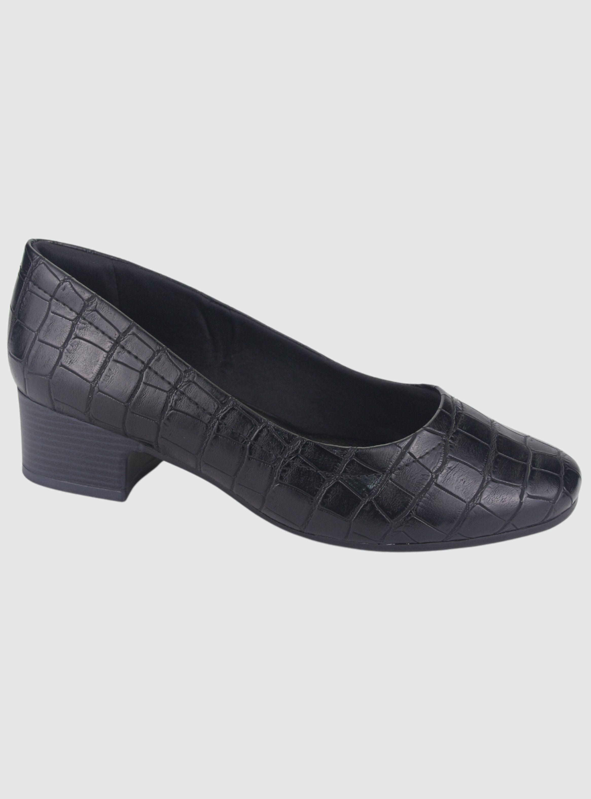 Zapato Comfortflex Mujer 2086301 Negro Casual-0