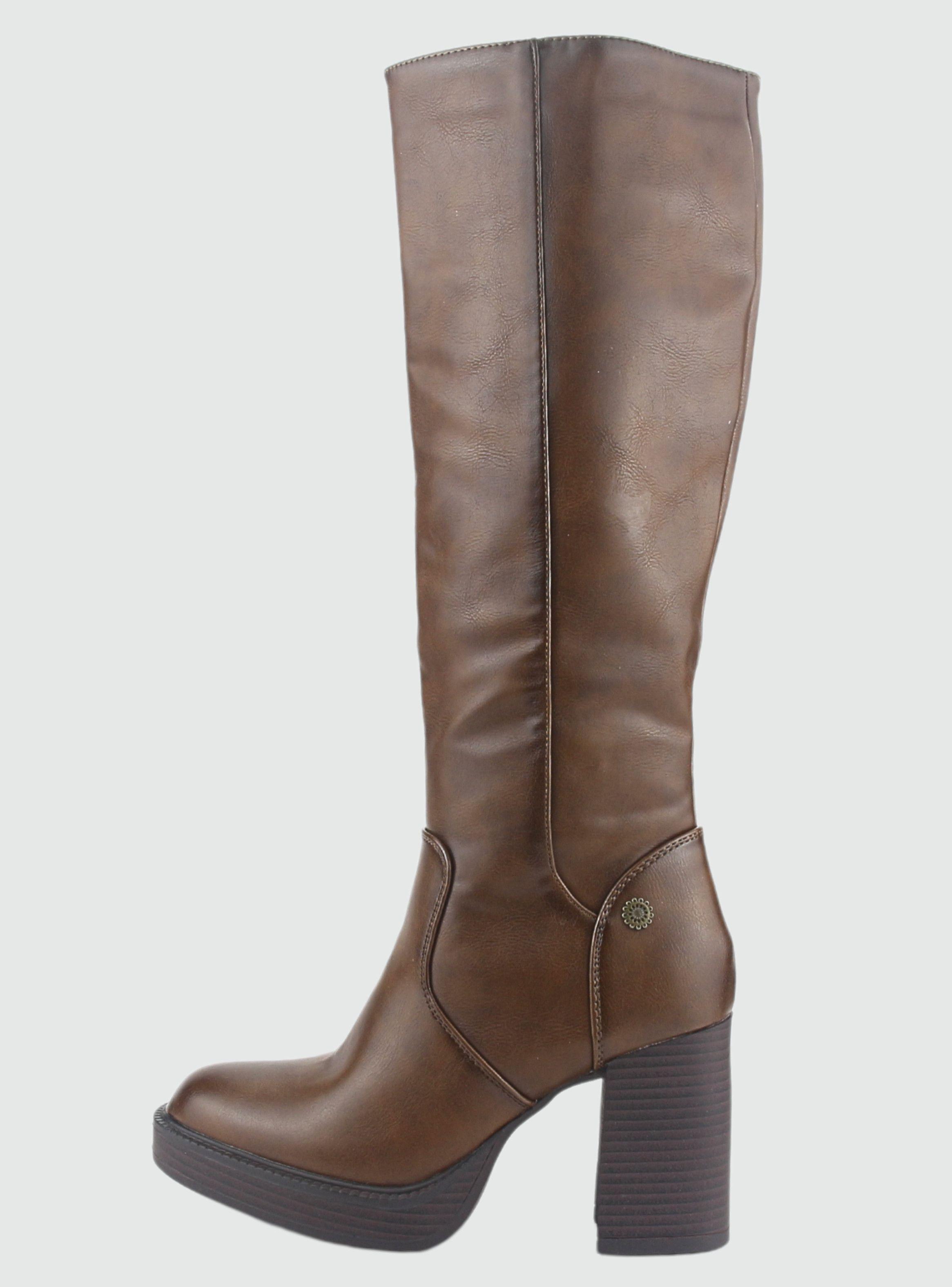 Bota Chalada Mujer Desti-1 Café Casual-1