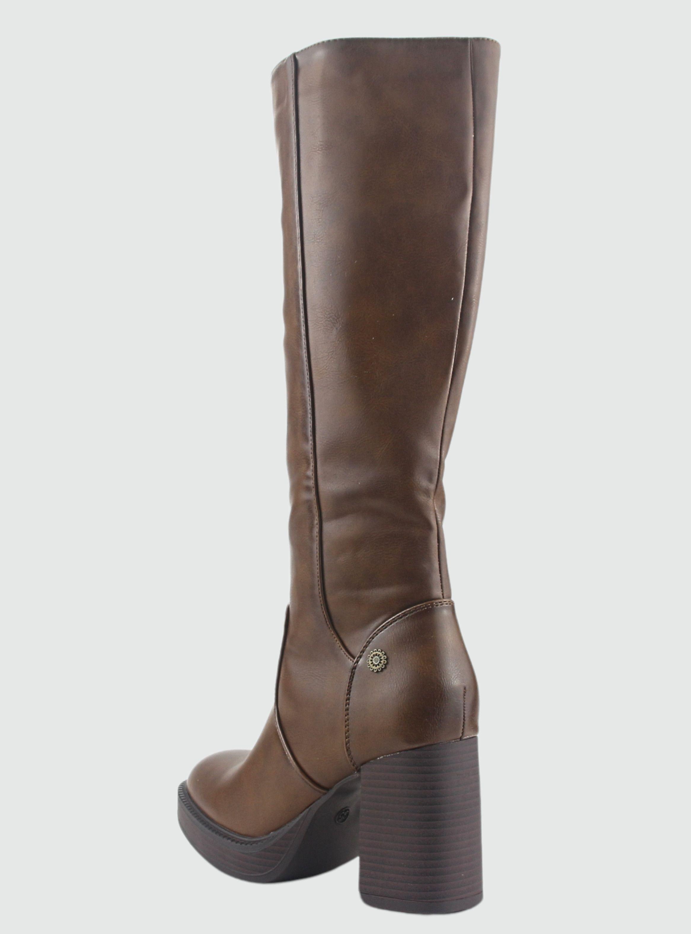 Bota Chalada Mujer Desti-1 Café Casual-3