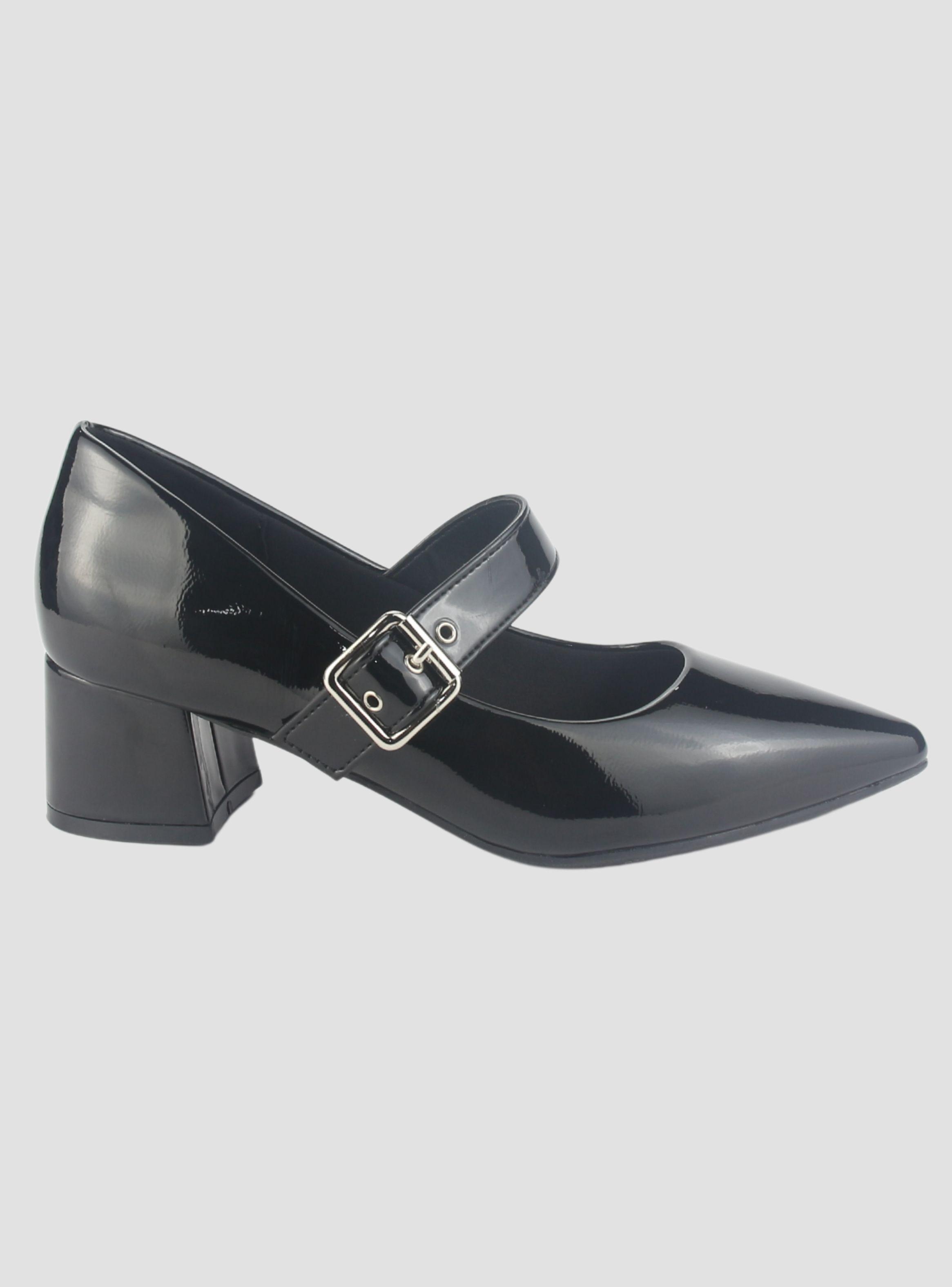 Zapato Chalada Mujer Biccari-1 Negro Casual-0