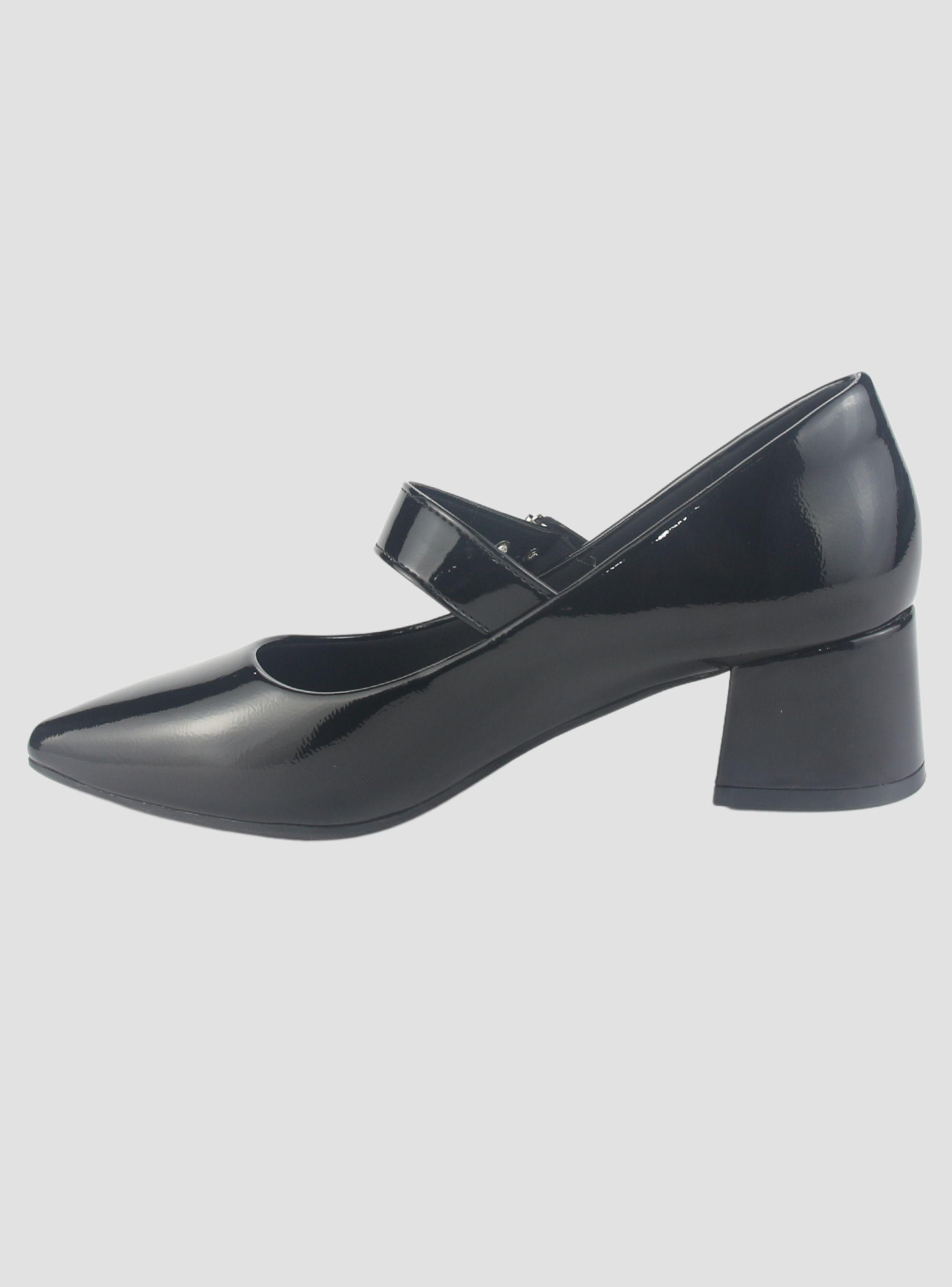 Zapato Chalada Mujer Biccari-1 Negro Casual-1