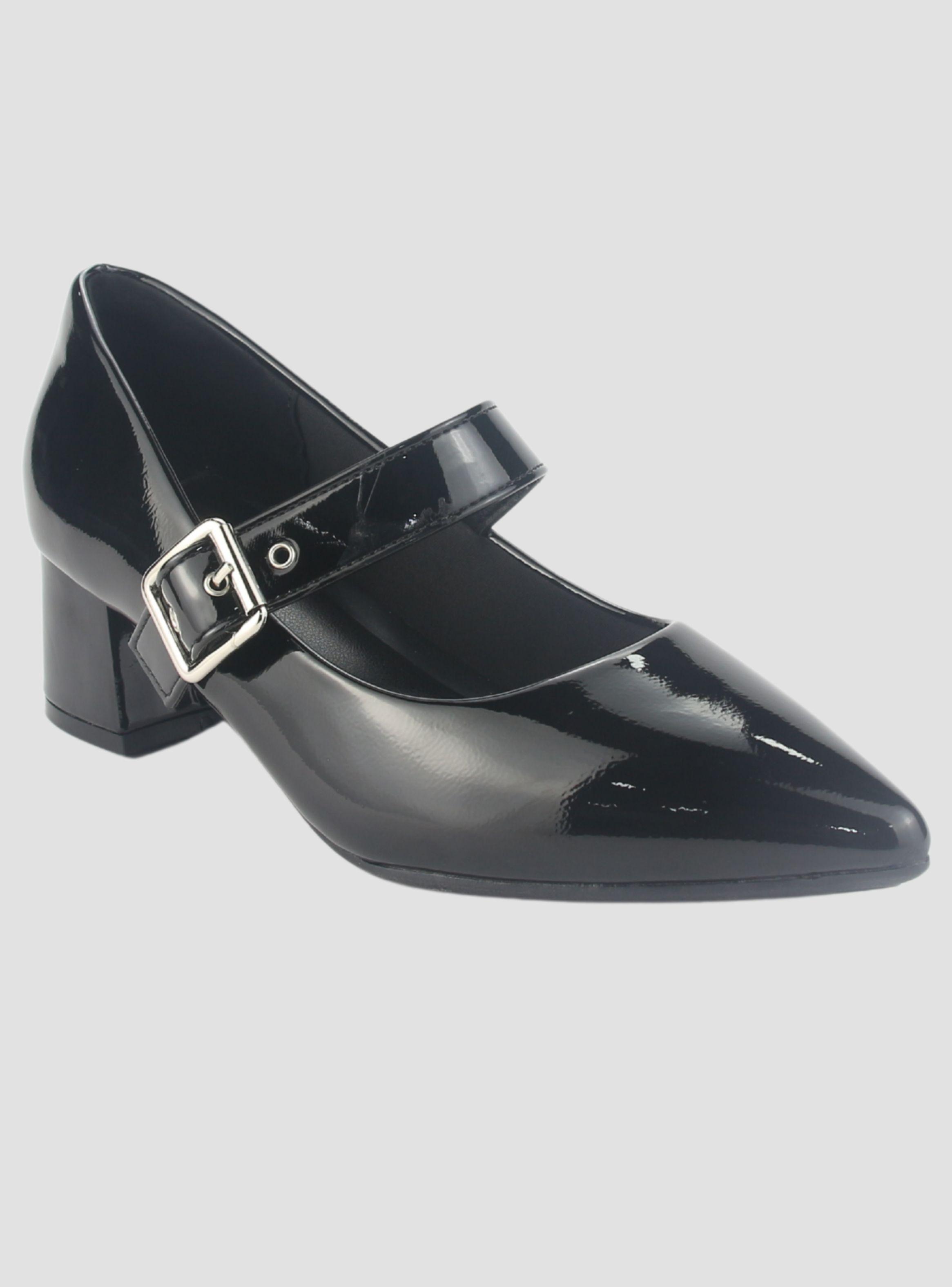 Zapato Chalada Mujer Biccari-1 Negro Casual-2