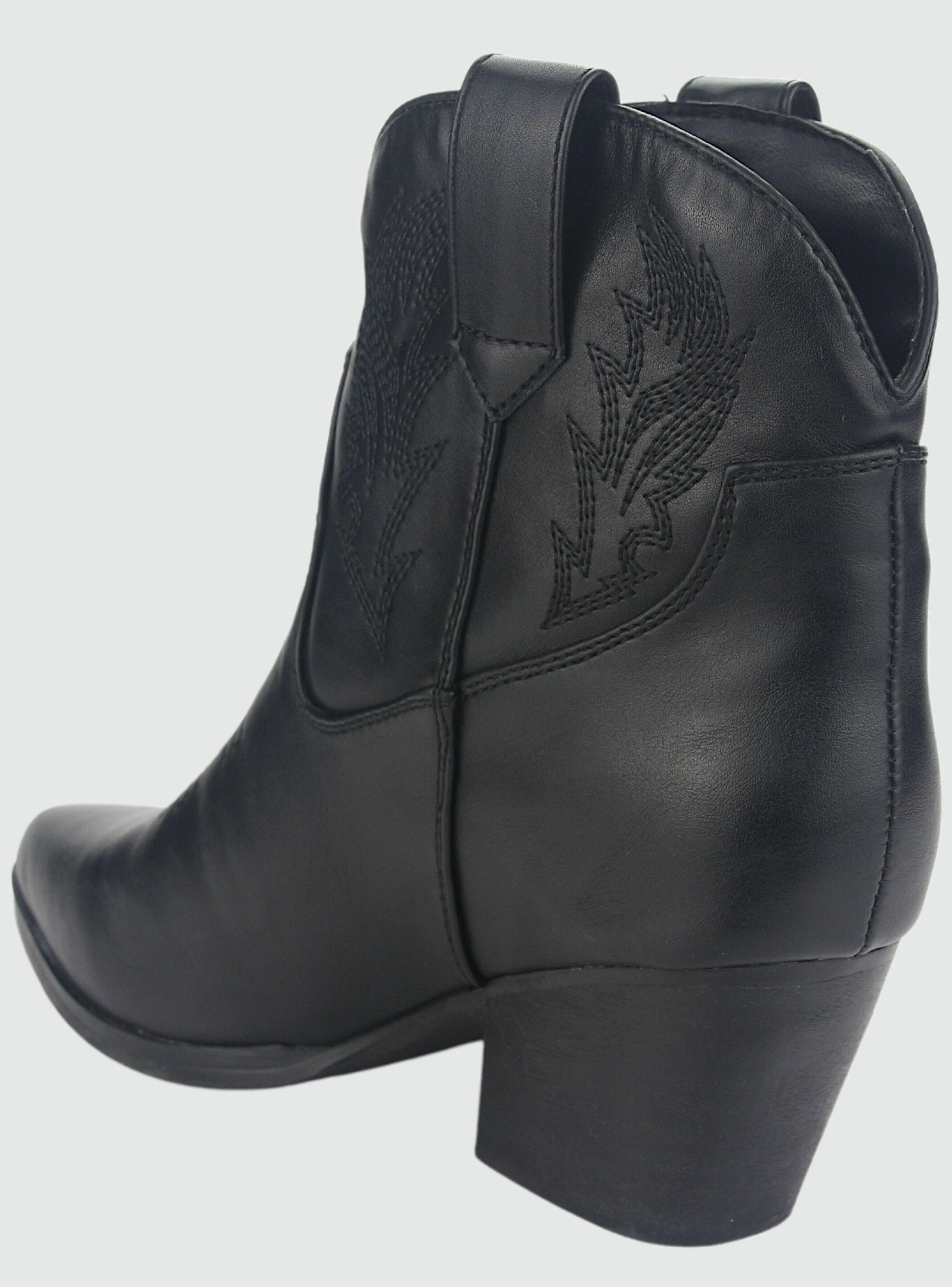 Botin Chalada Mujer Westnew-3 Negro Casual-3