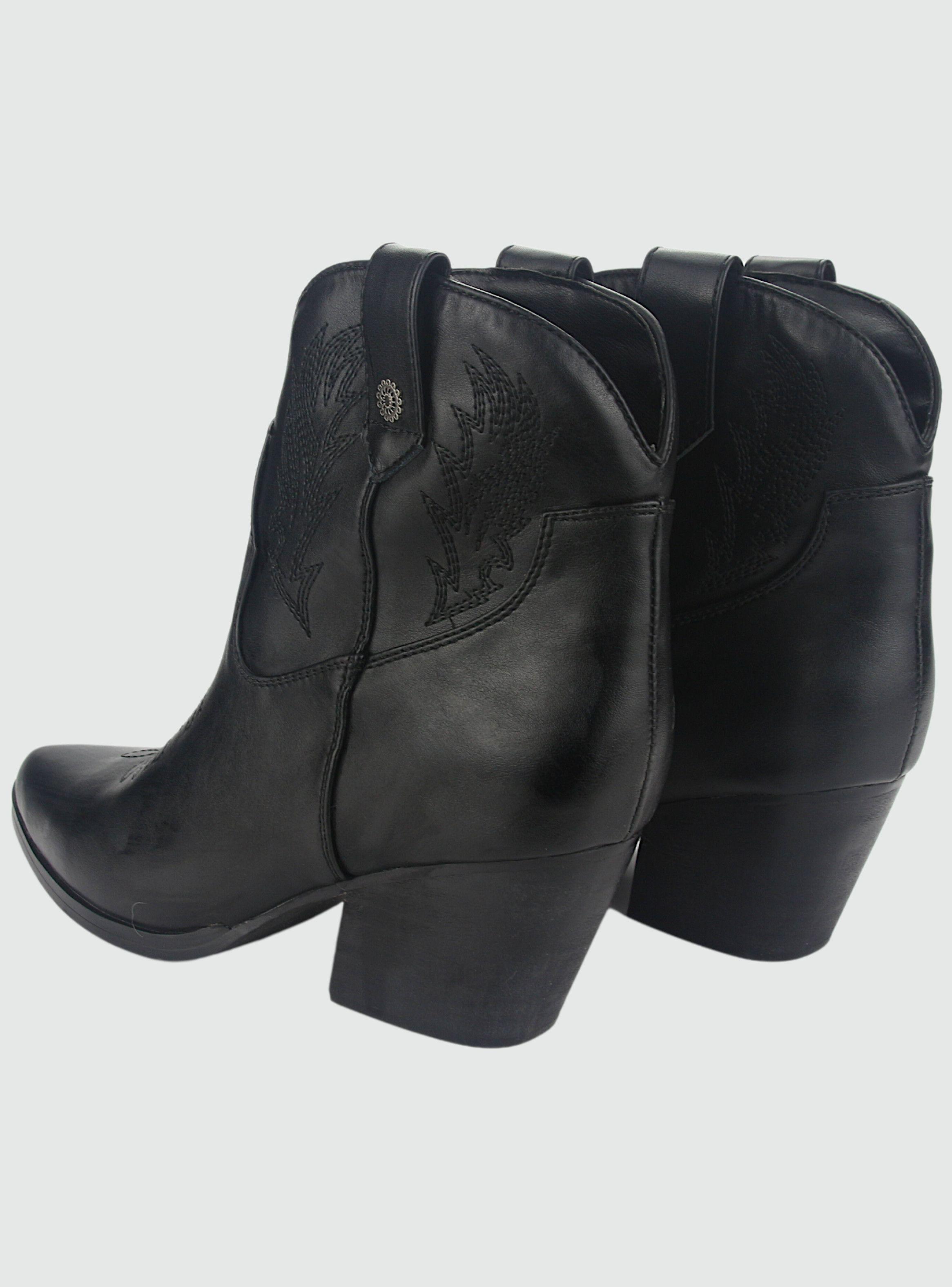 Botin Chalada Mujer Westnew-3 Negro Casual-5
