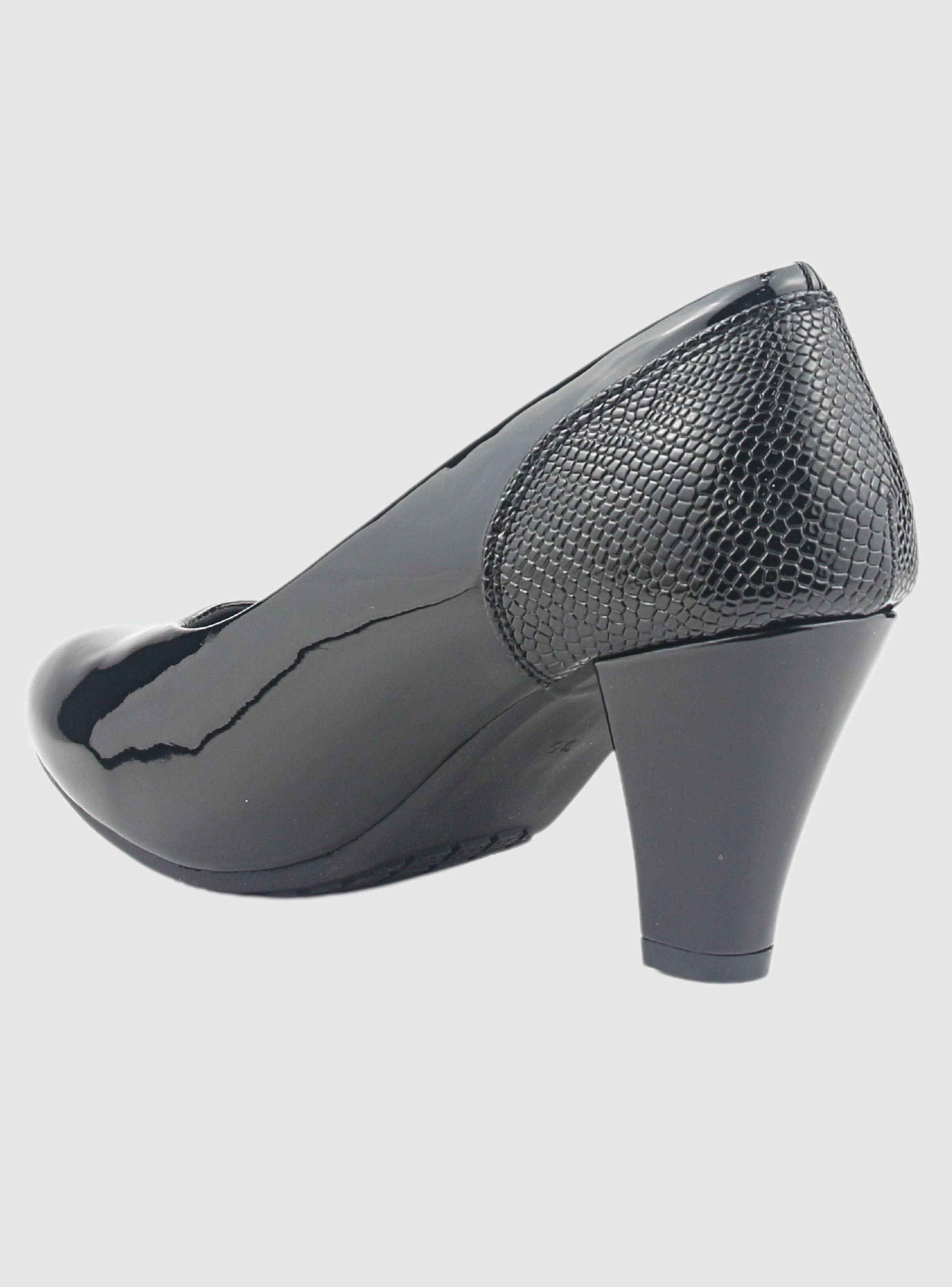 Zapato Chalada Mujer Taca-1 Negro Casual-3