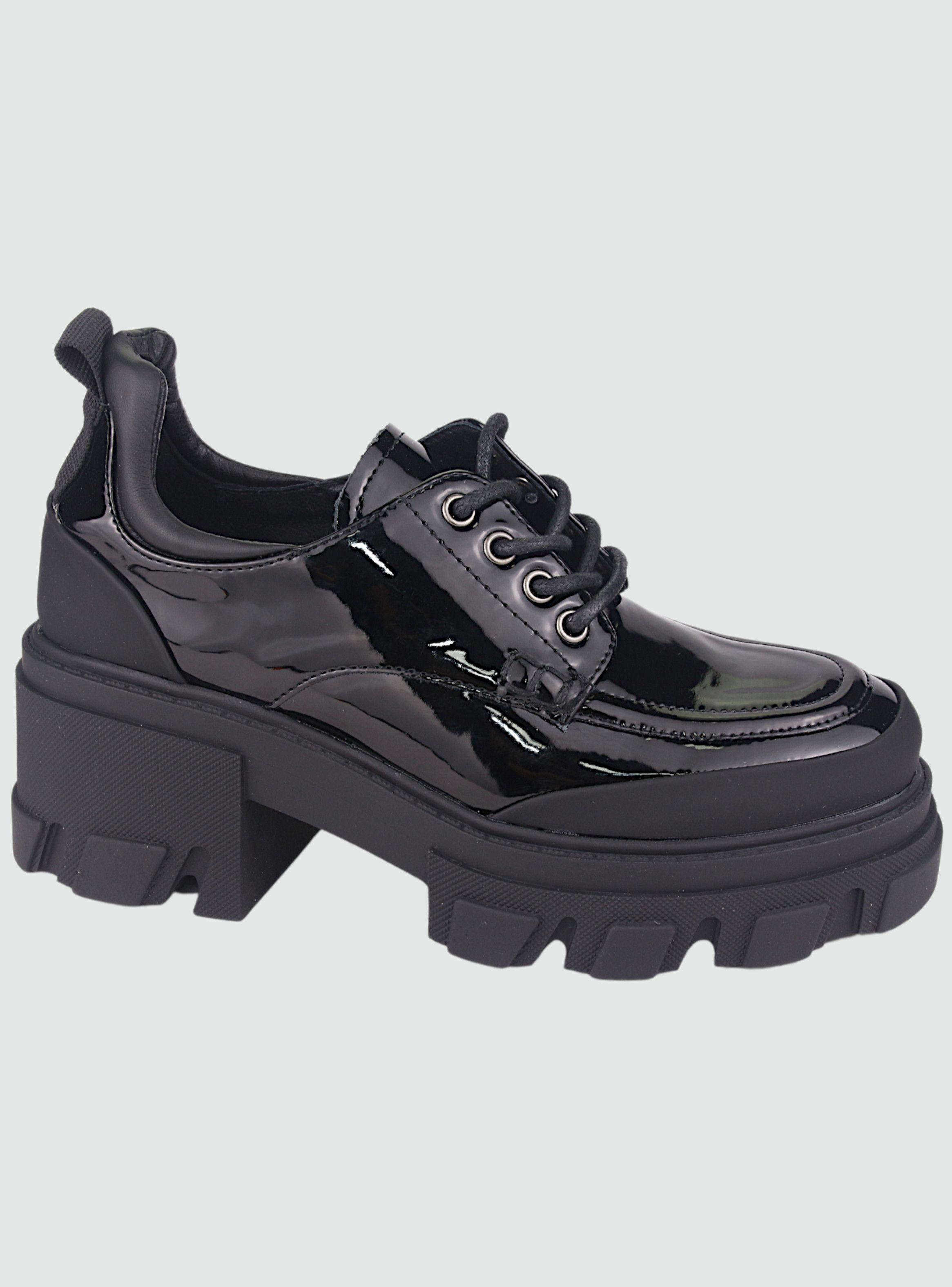 Zapato Chalada Mujer Karlh-11 Negro Moda-0