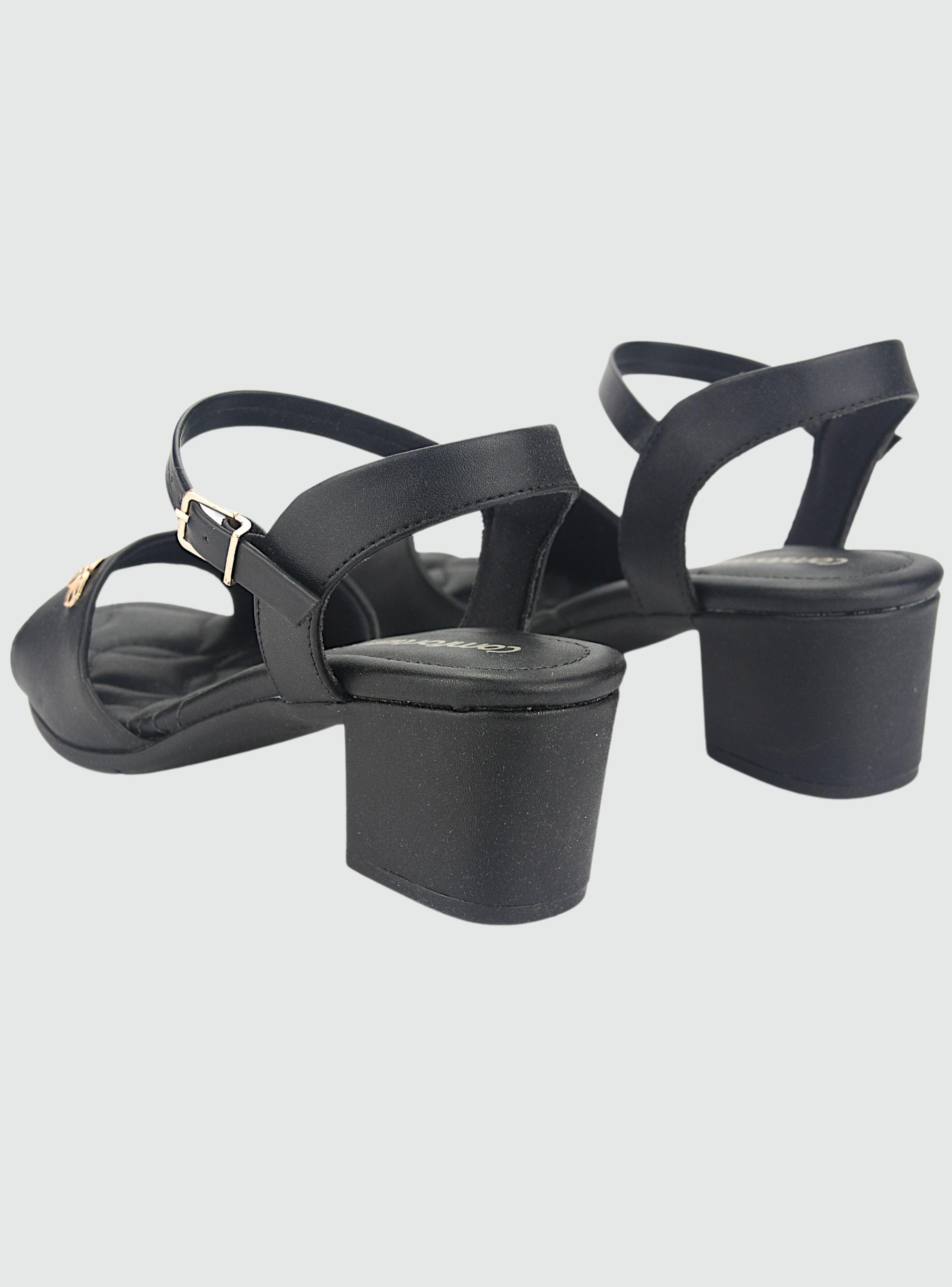 Sandalia Comfortflex Mujer 2357402 Negro Casual-5