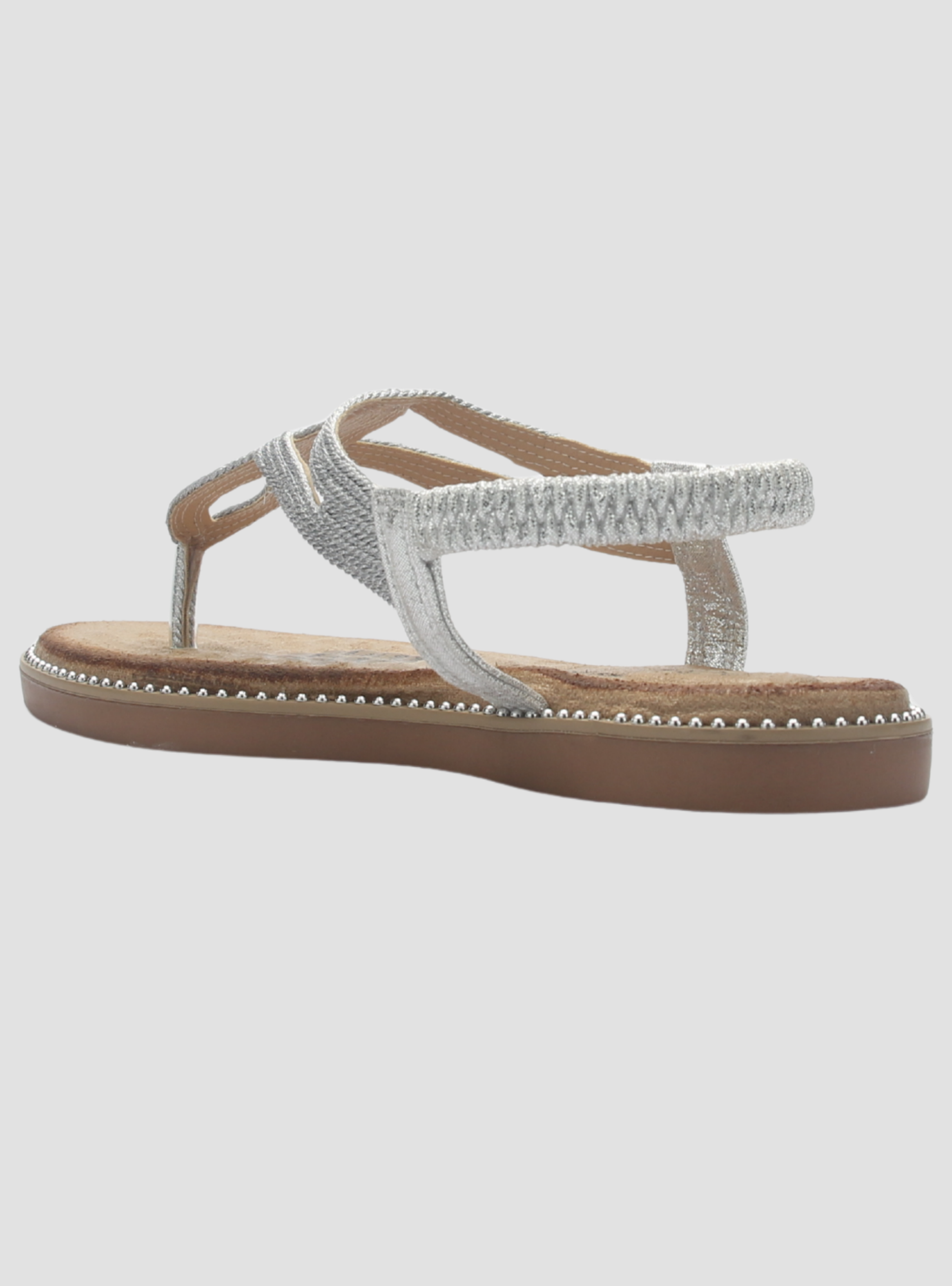 Sandalia de Mujer de color Plateado Casual Chalada Angui-1-3