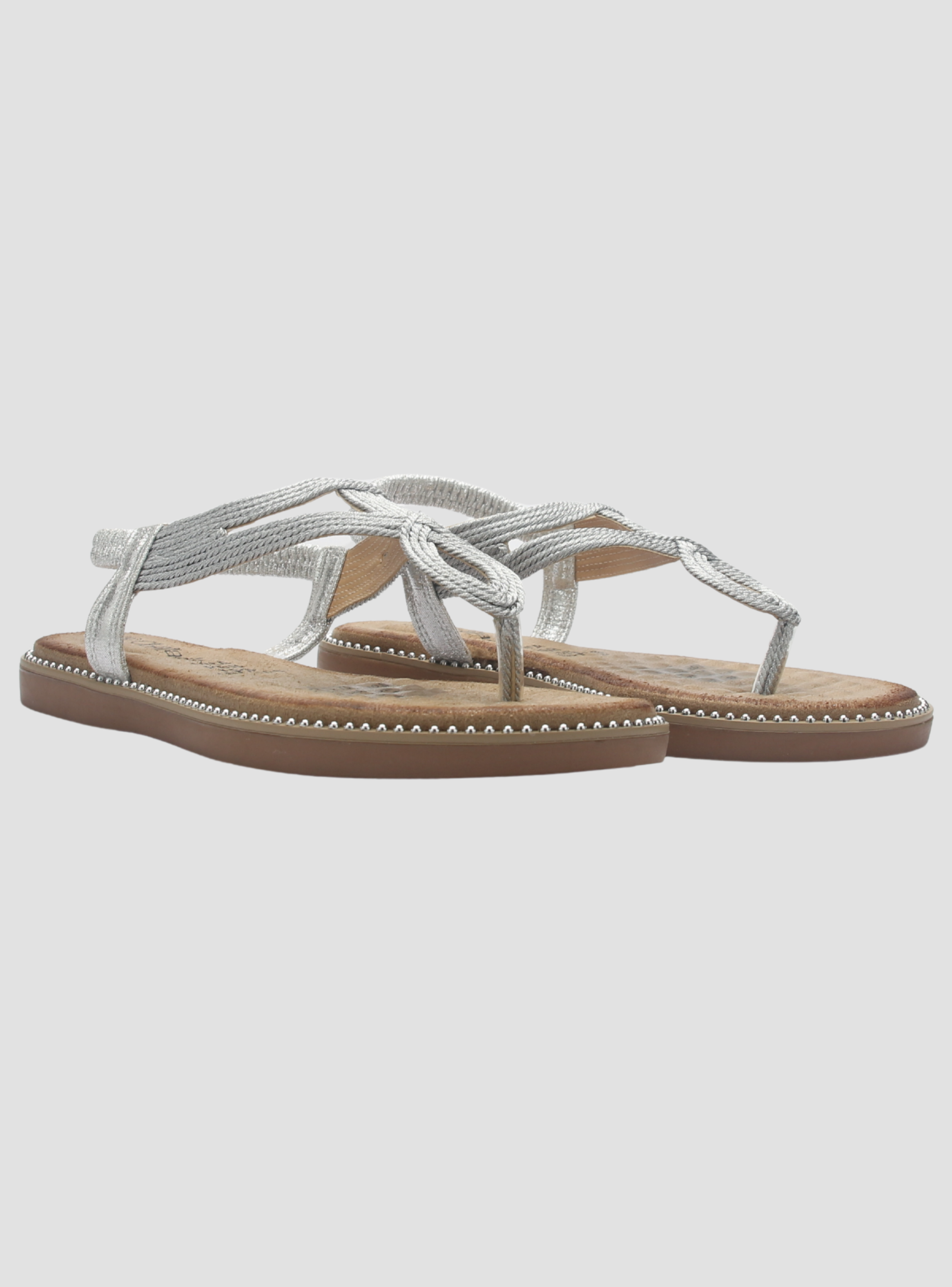 Sandalia de Mujer de color Plateado Casual Chalada Angui-1-4