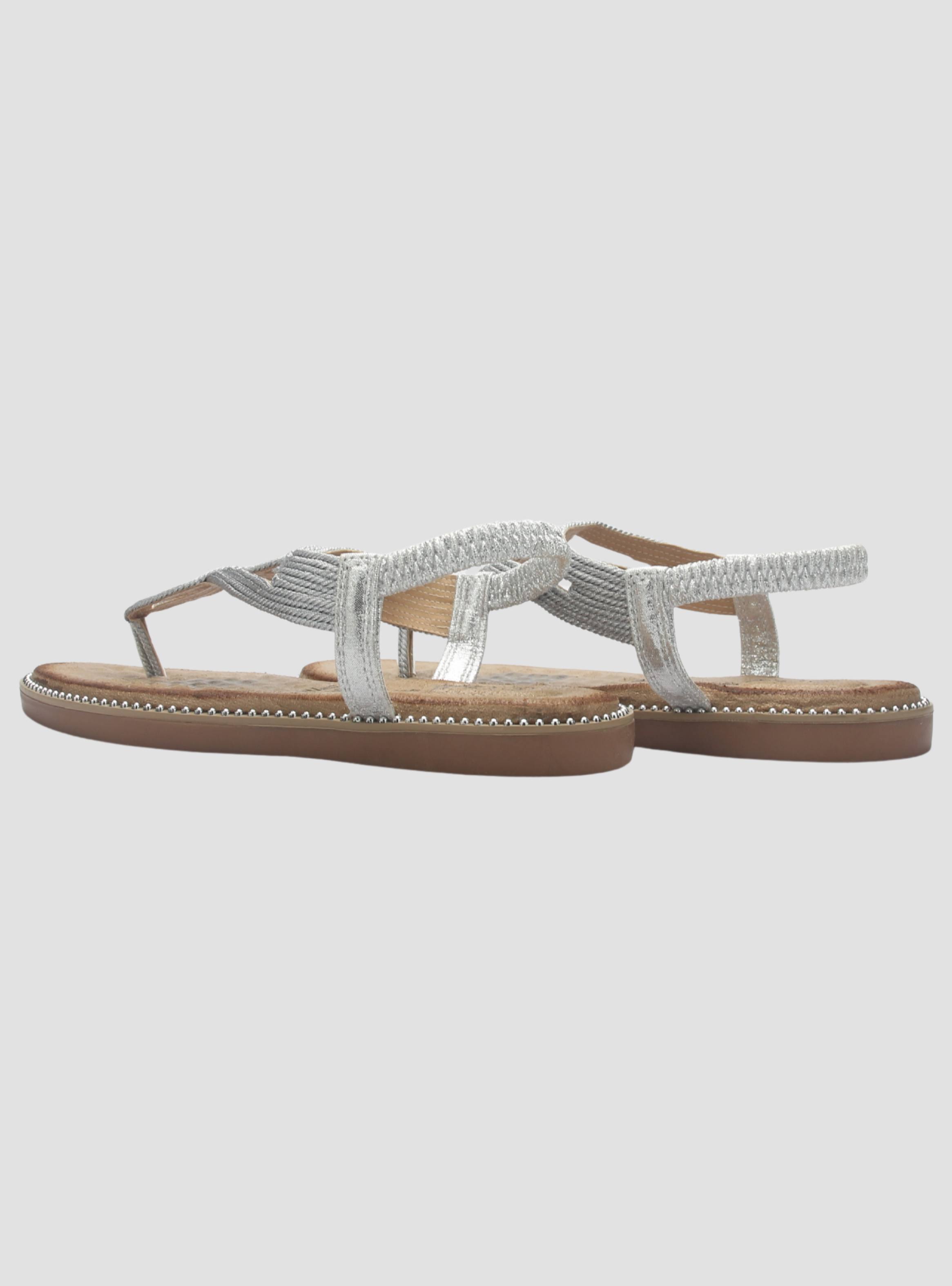 Sandalia de Mujer de color Plateado Casual Chalada Angui-1-5