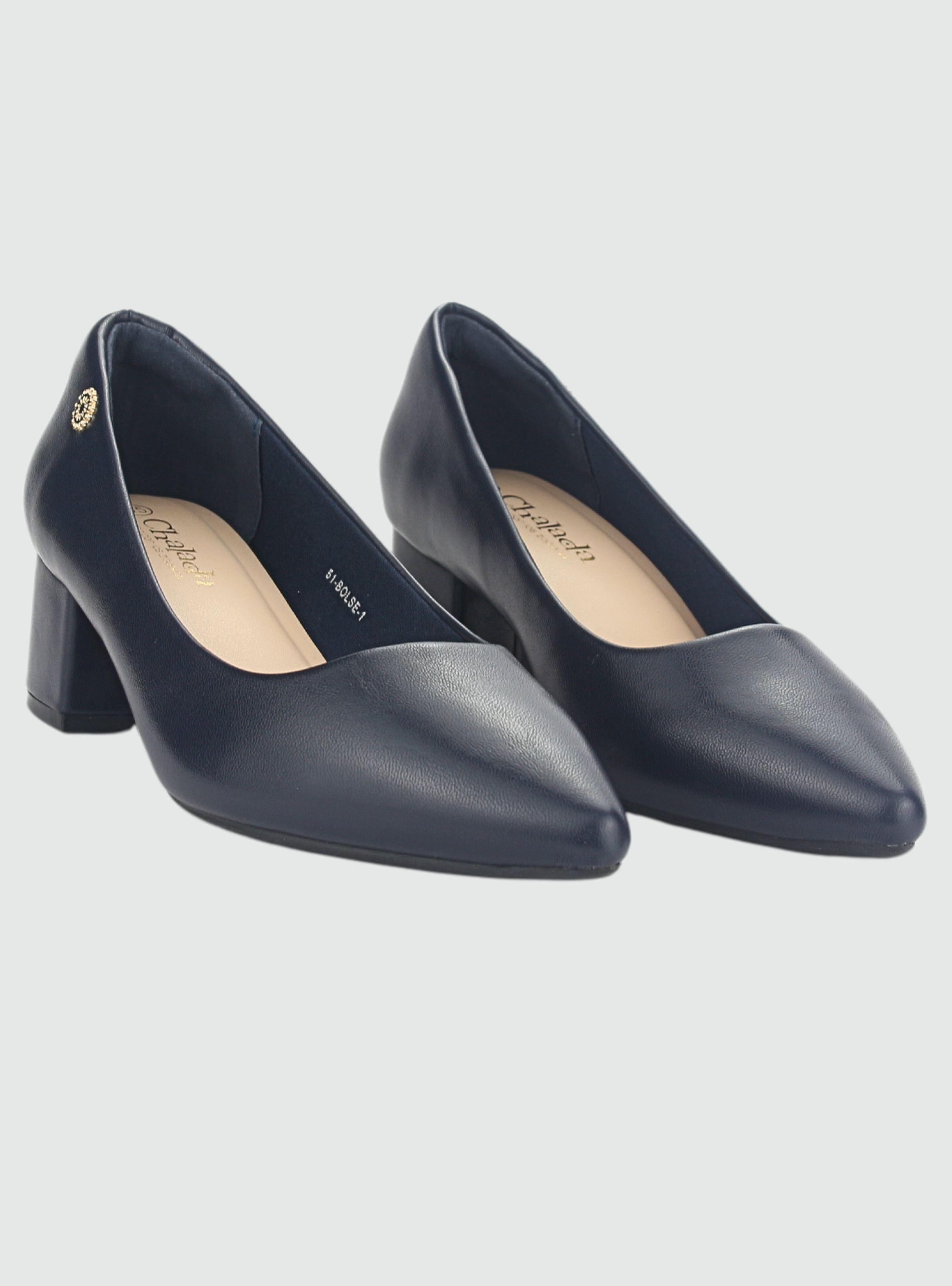 Zapato Chalada Mujer Bolse-1 Azul Marino Casual-4
