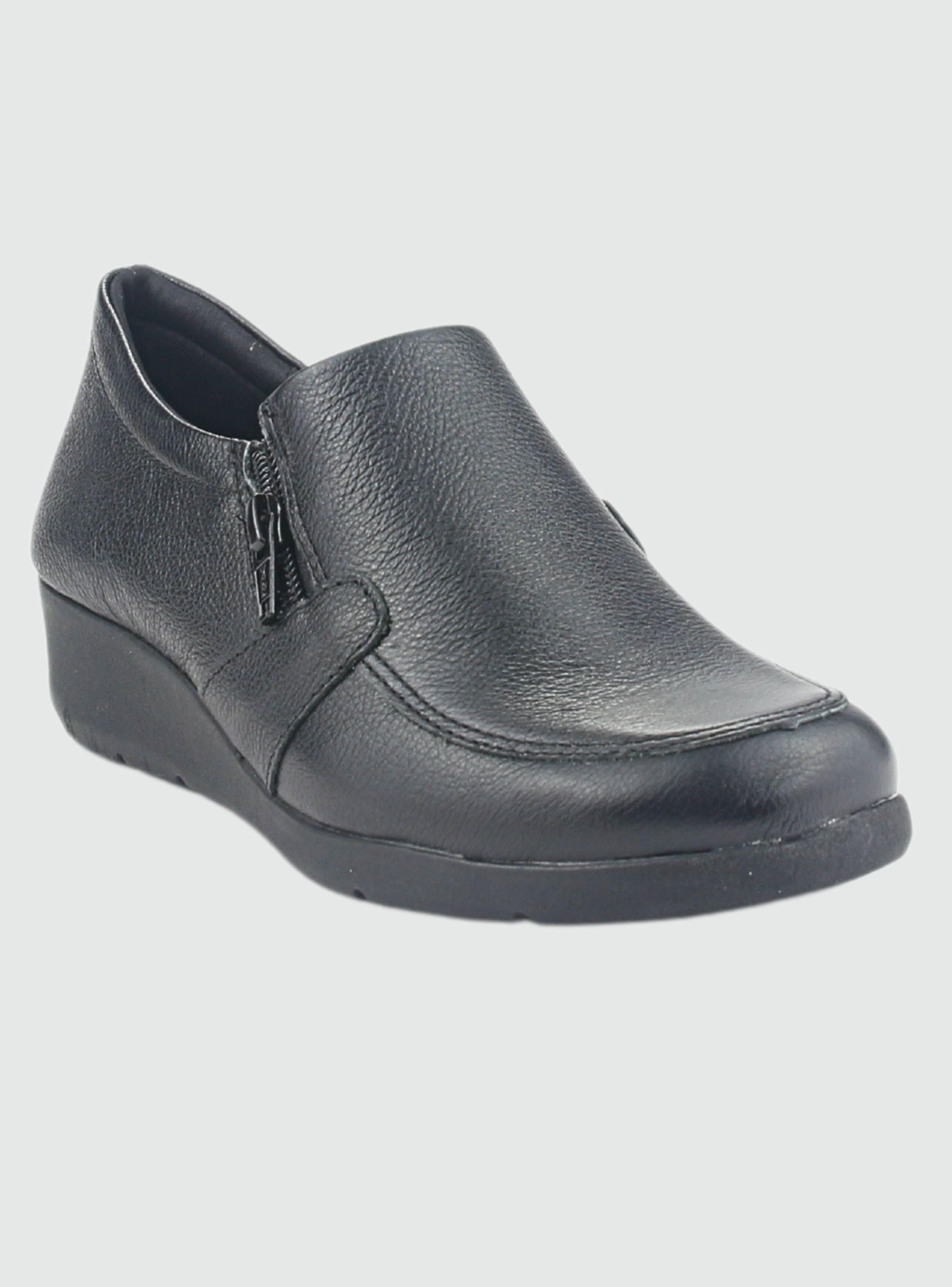 Mocasin Comfortflex Mujer 2393402 Negro Casual-2