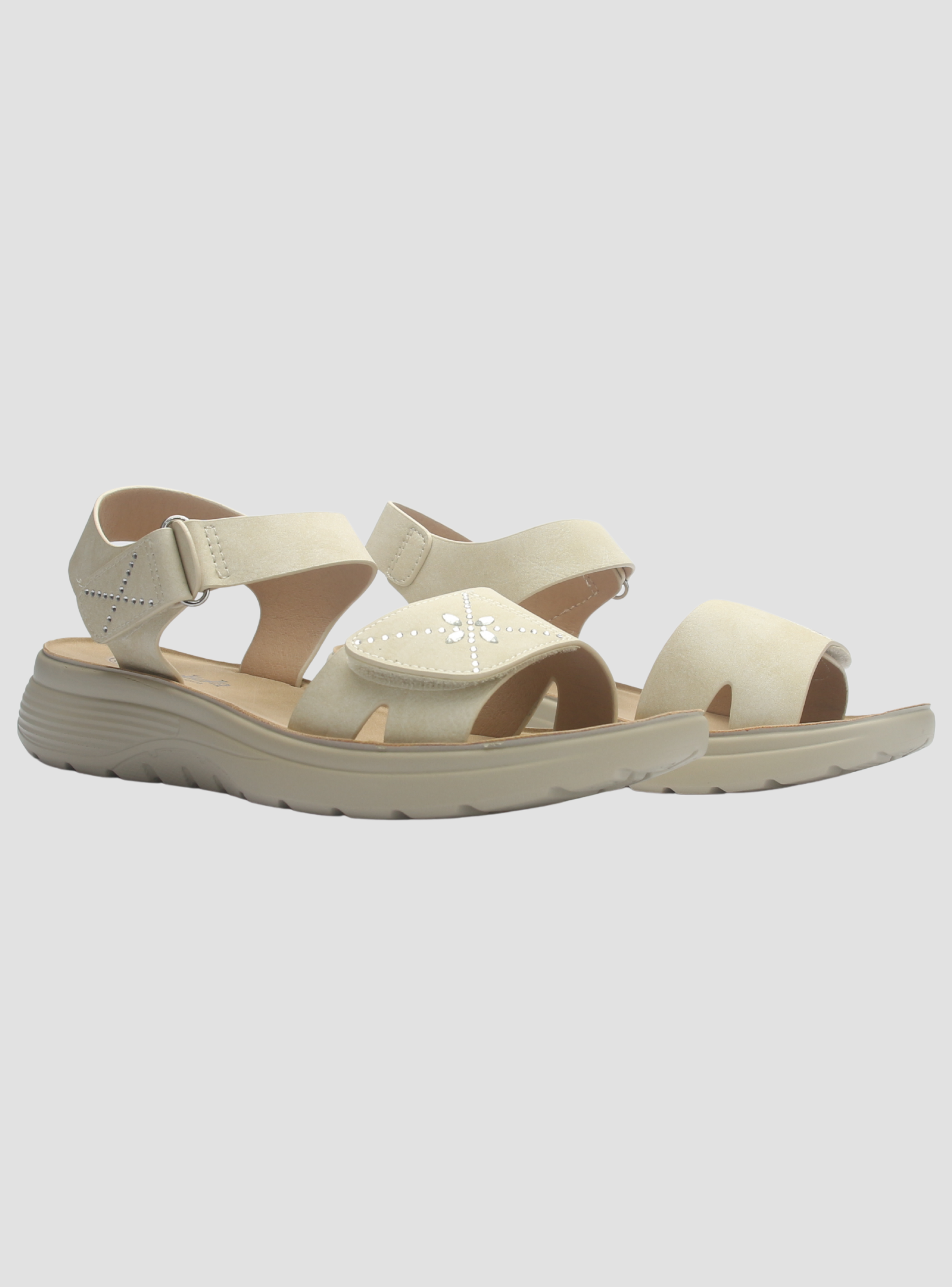 Sandalia de mujer Beige Casual Chalada Bless-1-5