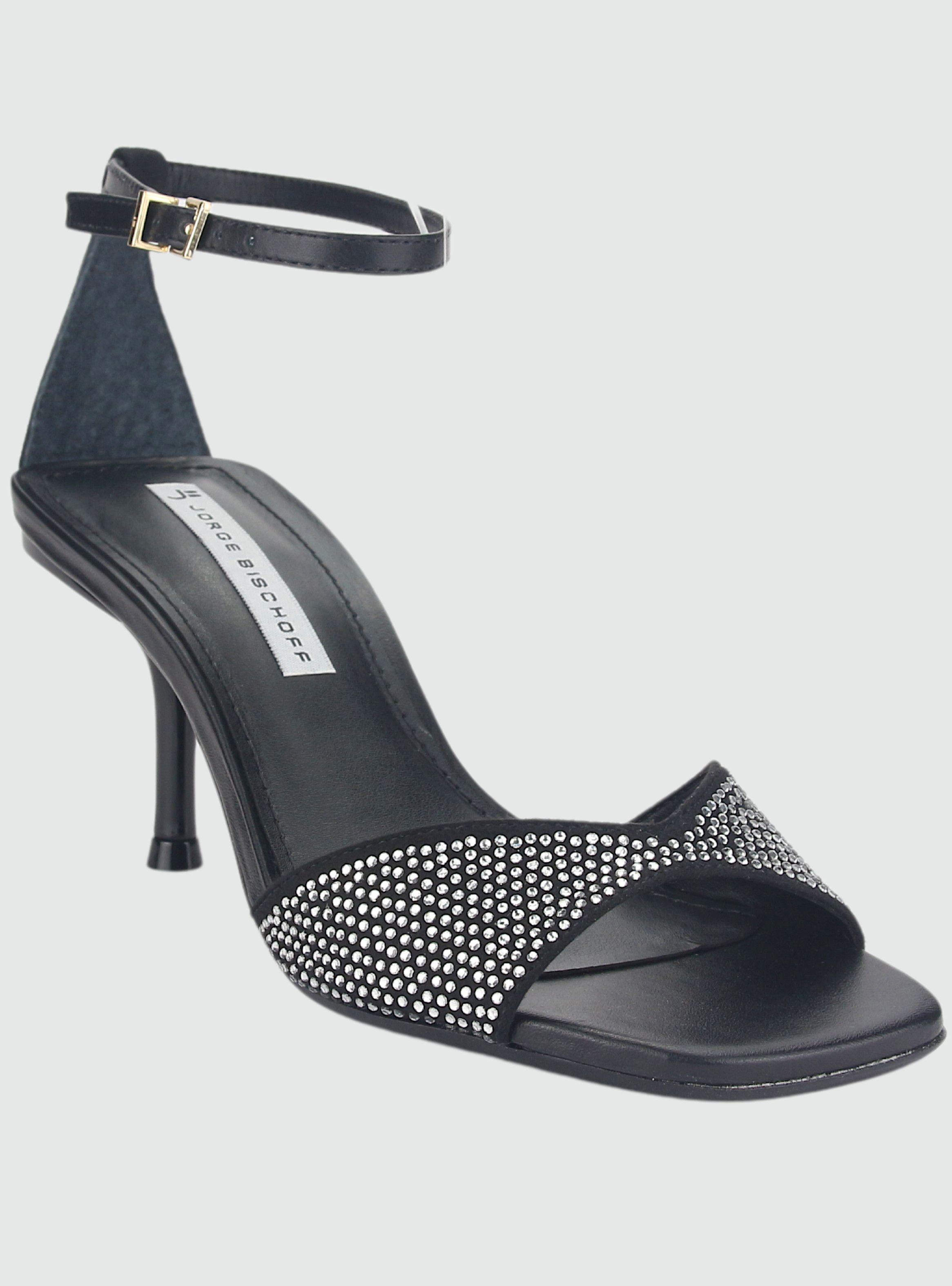 Sandalia Jorge Bischoff Mujer J10543039 Negro Casual-2
