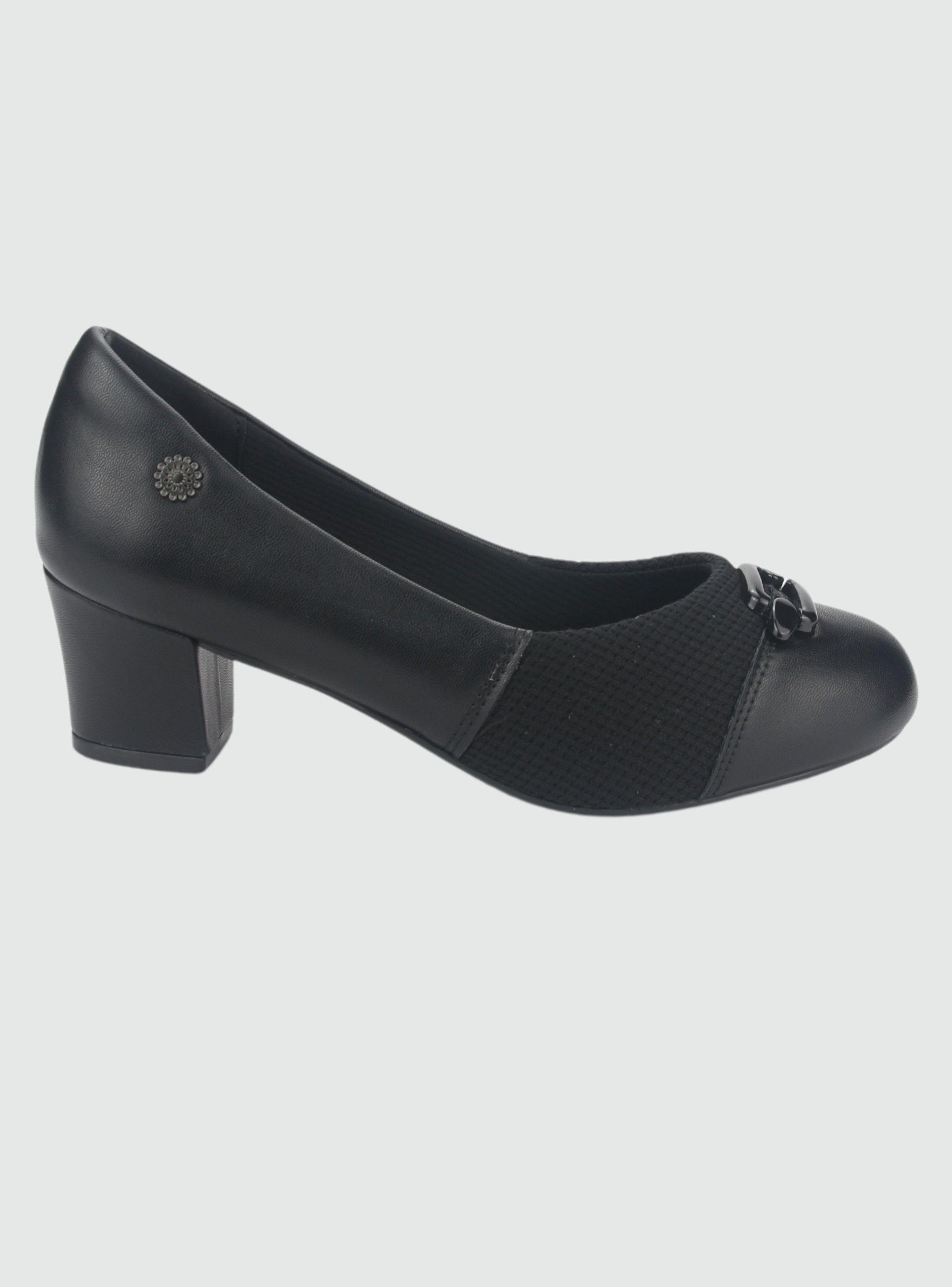 Zapato Chalada Mujer Flexi-57 Negro Casual-1
