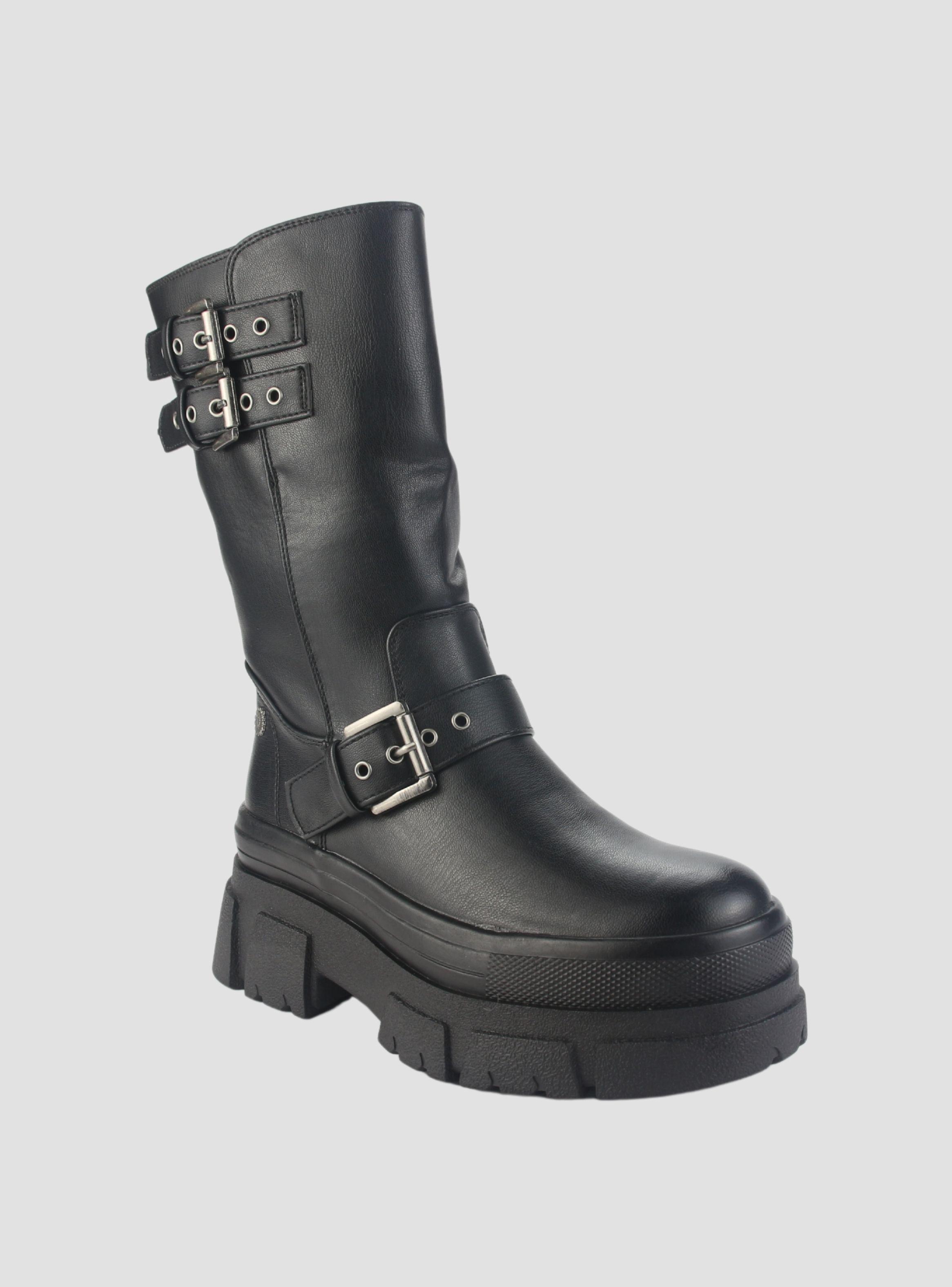 Botin Chalada Mujer Fley-1 Negro Casual-2