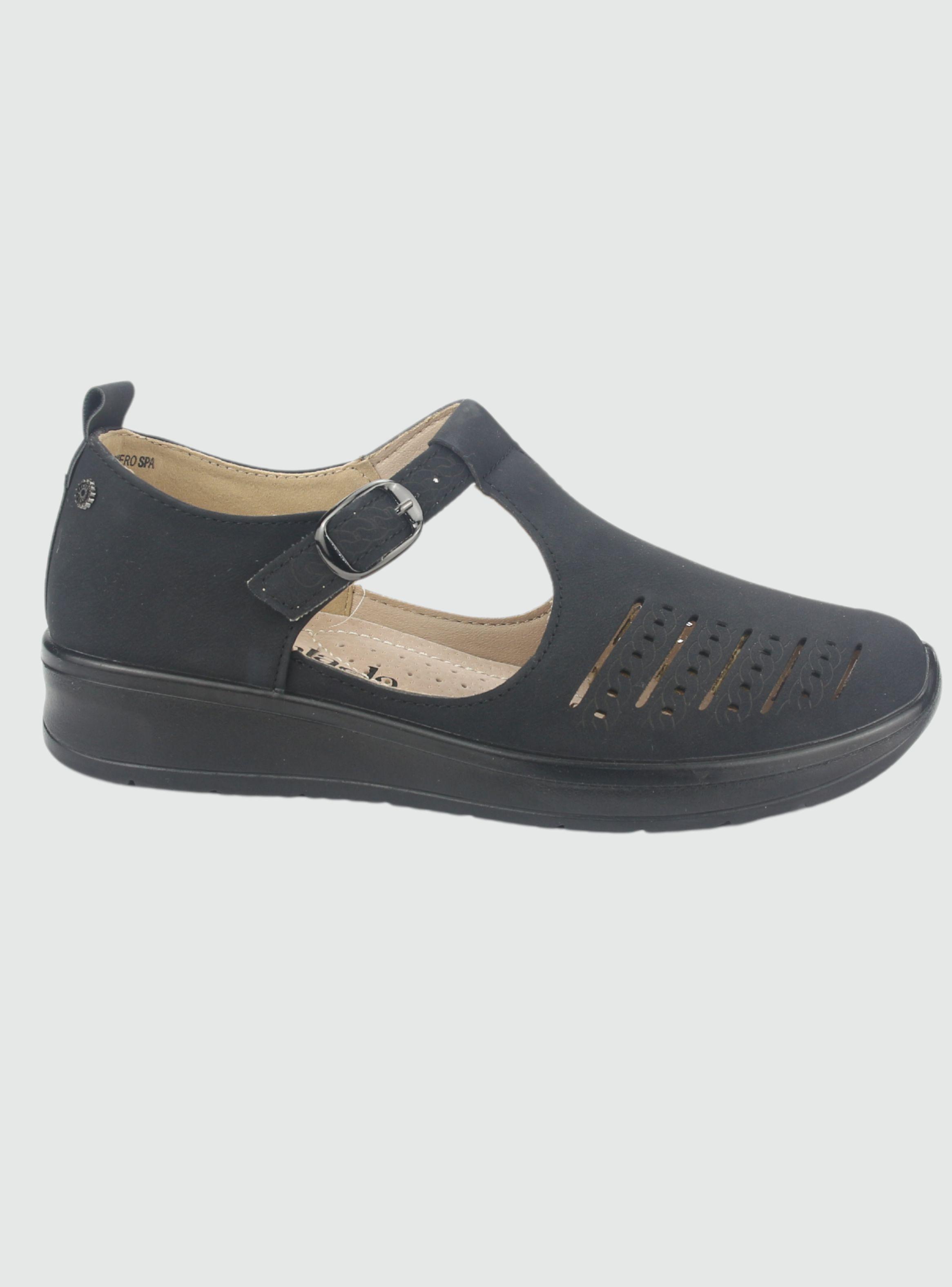 Zapato Chalada Mujer Peny-2 Negro Casual-0