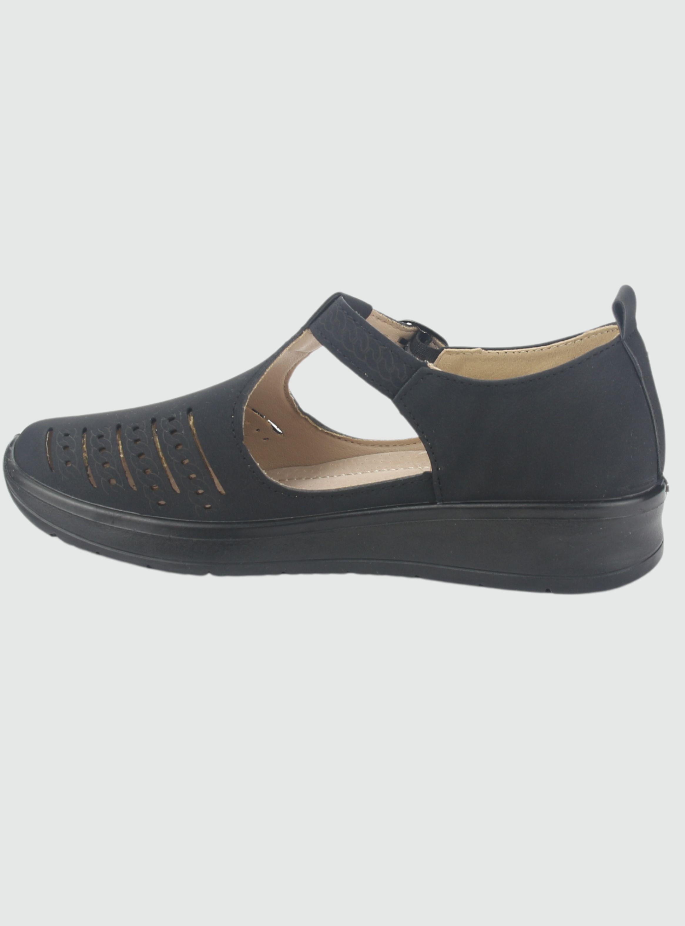 Zapato Chalada Mujer Peny-2 Negro Casual-1