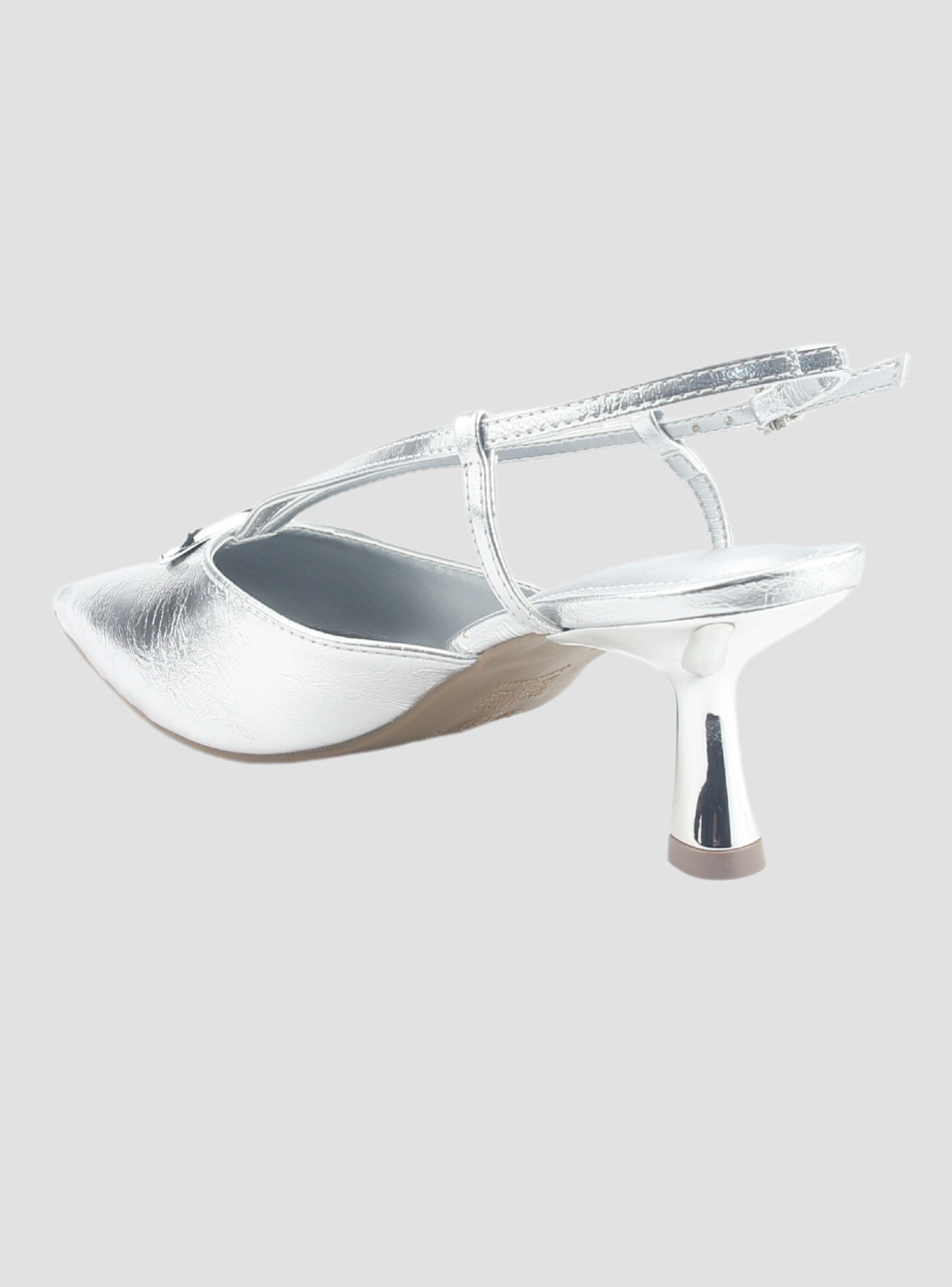 Zapato Via Marte Mujer 168-001-02 Plateado Casual-3