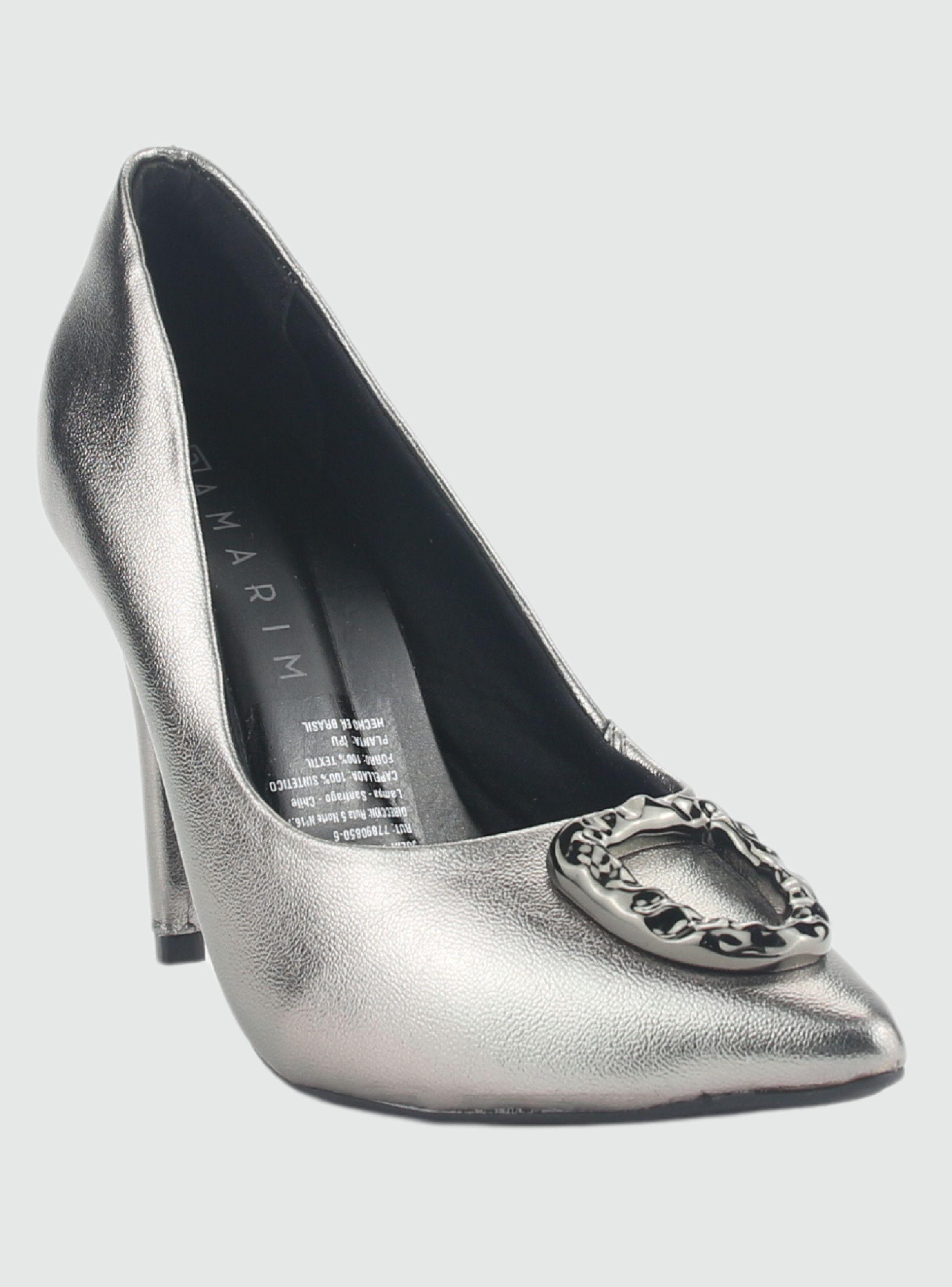 Zapato Chalada Mujer 2494122 Plateado Casual-2