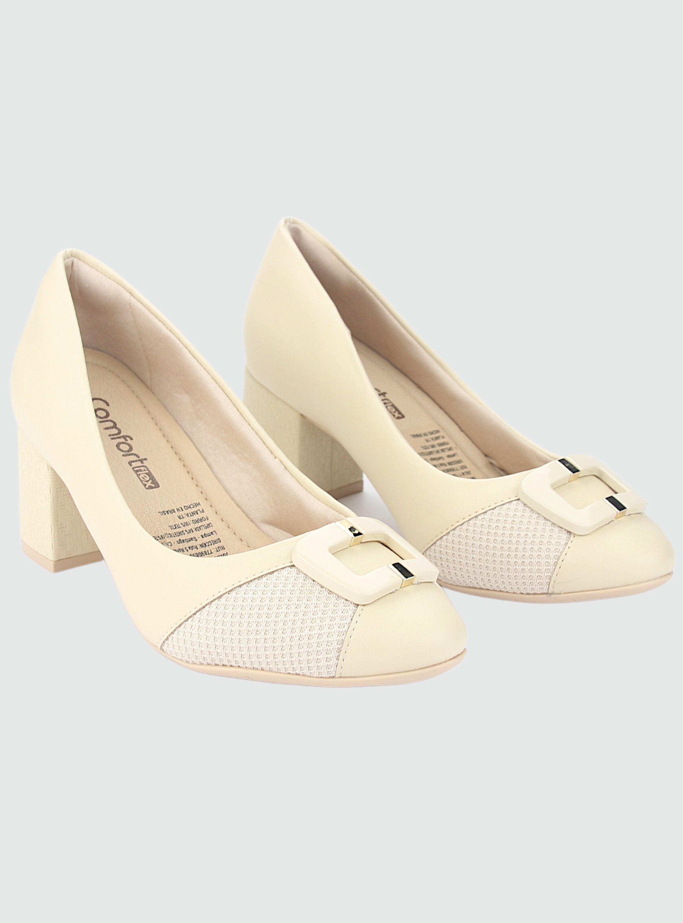 Zapato Comfortflex Mujer 2354403 Beige Casual-4