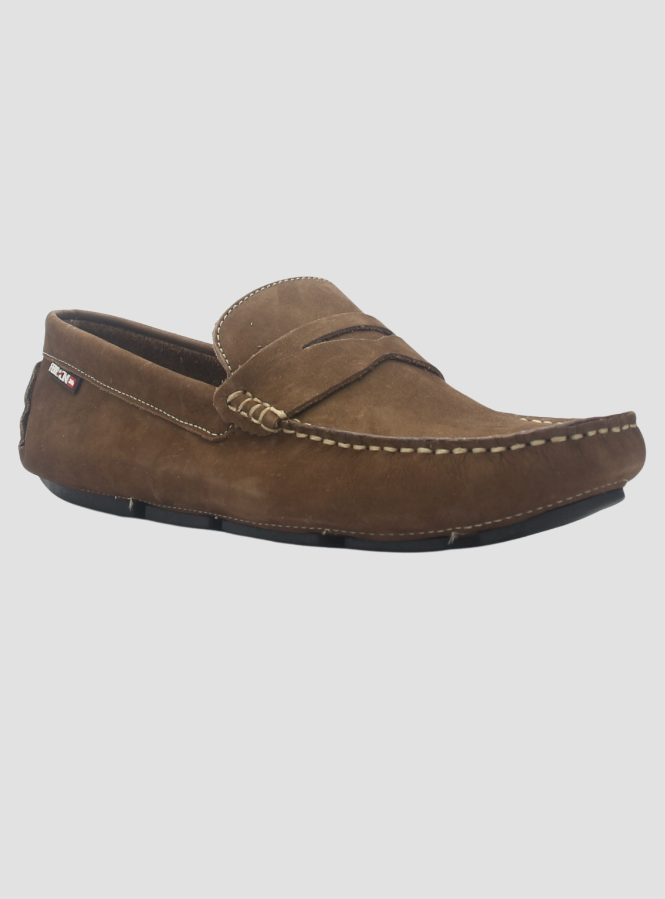 Mocasin Ferracini Hombre 2770 Mali Café Casual-2