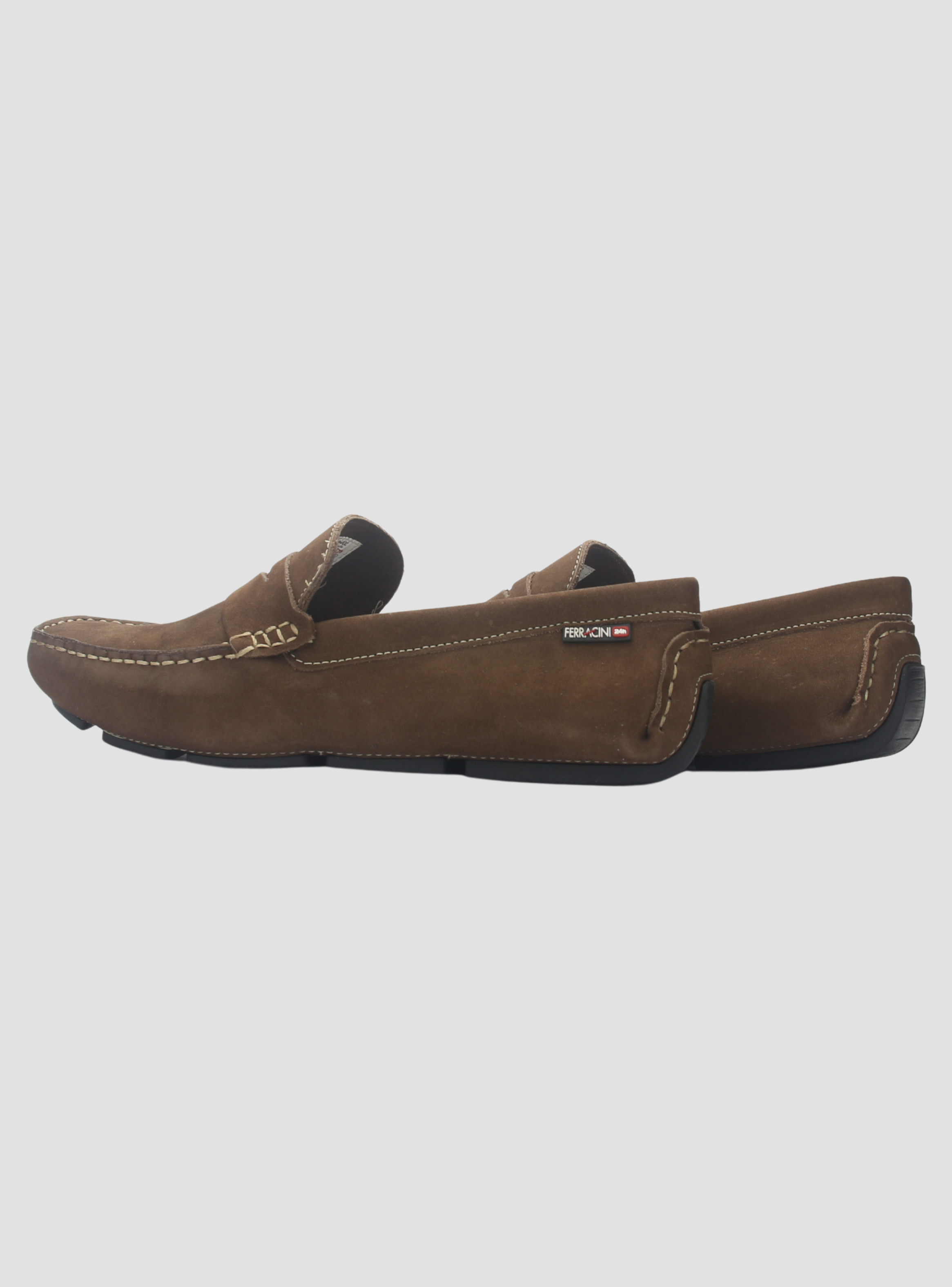 Mocasin Ferracini Hombre 2770 Mali Café Casual-7
