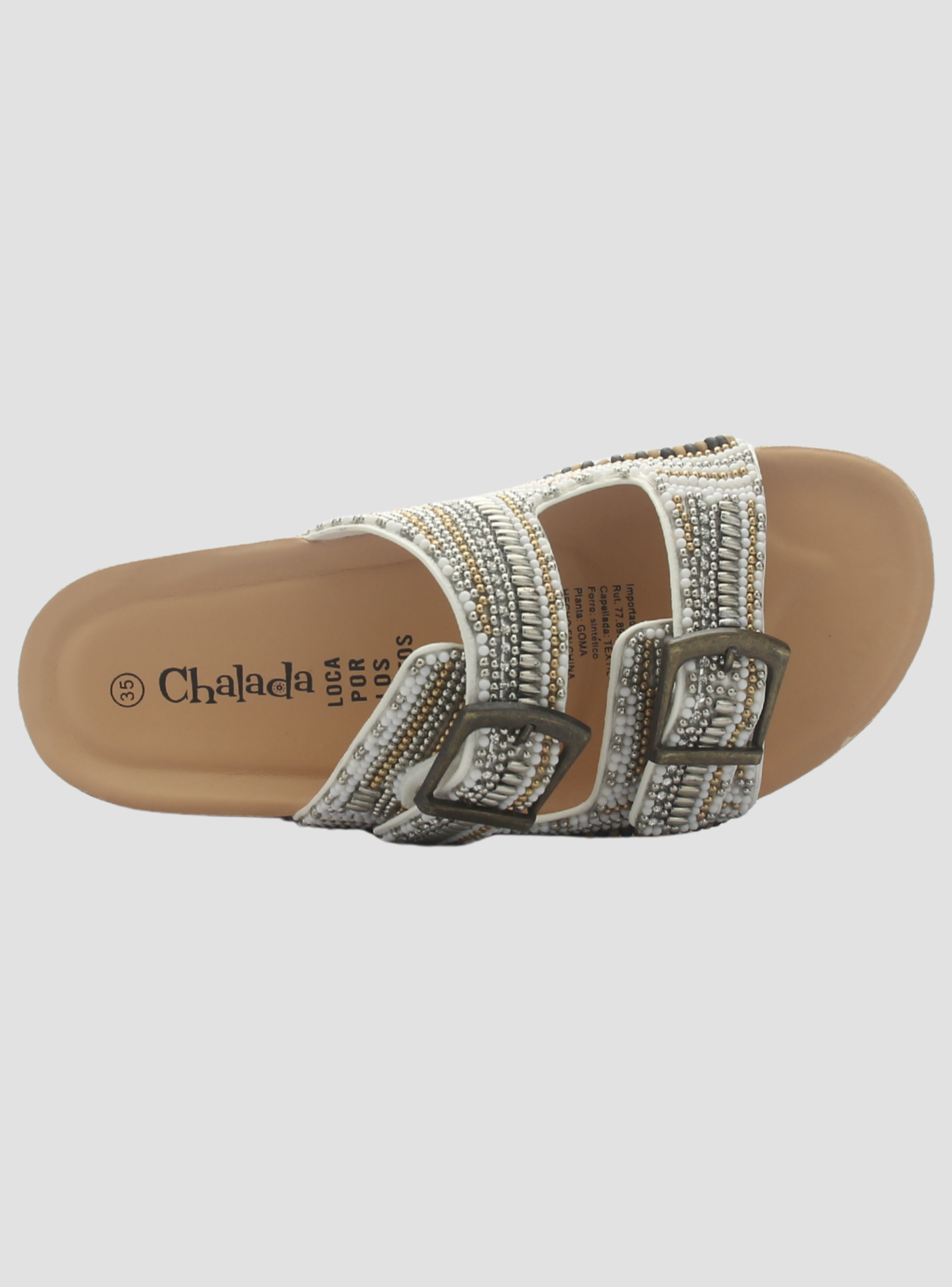 Sandalia de Mujer de color Blanco Casual Chalada Doit-20-4