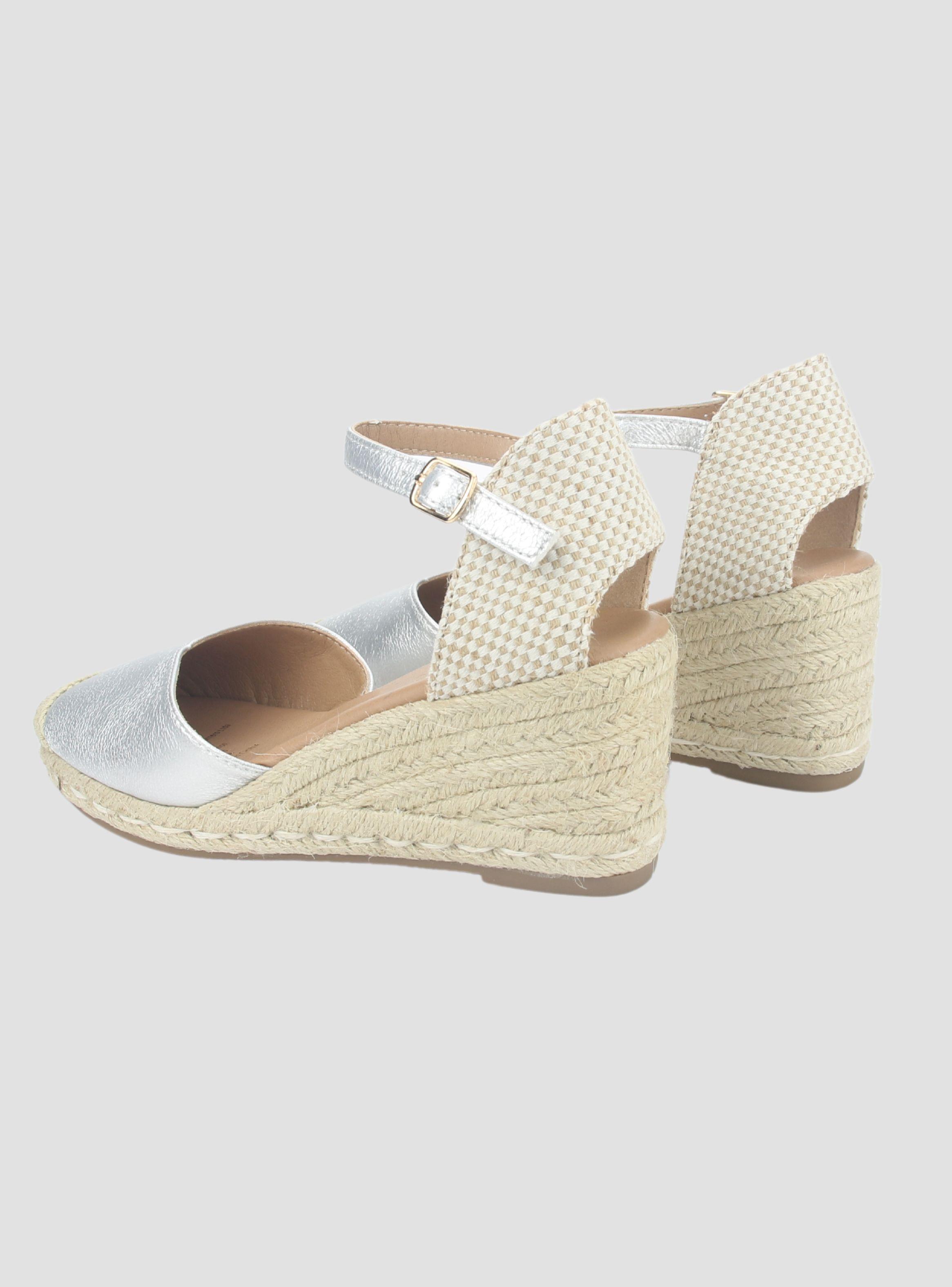 Zapato Chalada Mujer Penny-2 Plateado Plataforma-5