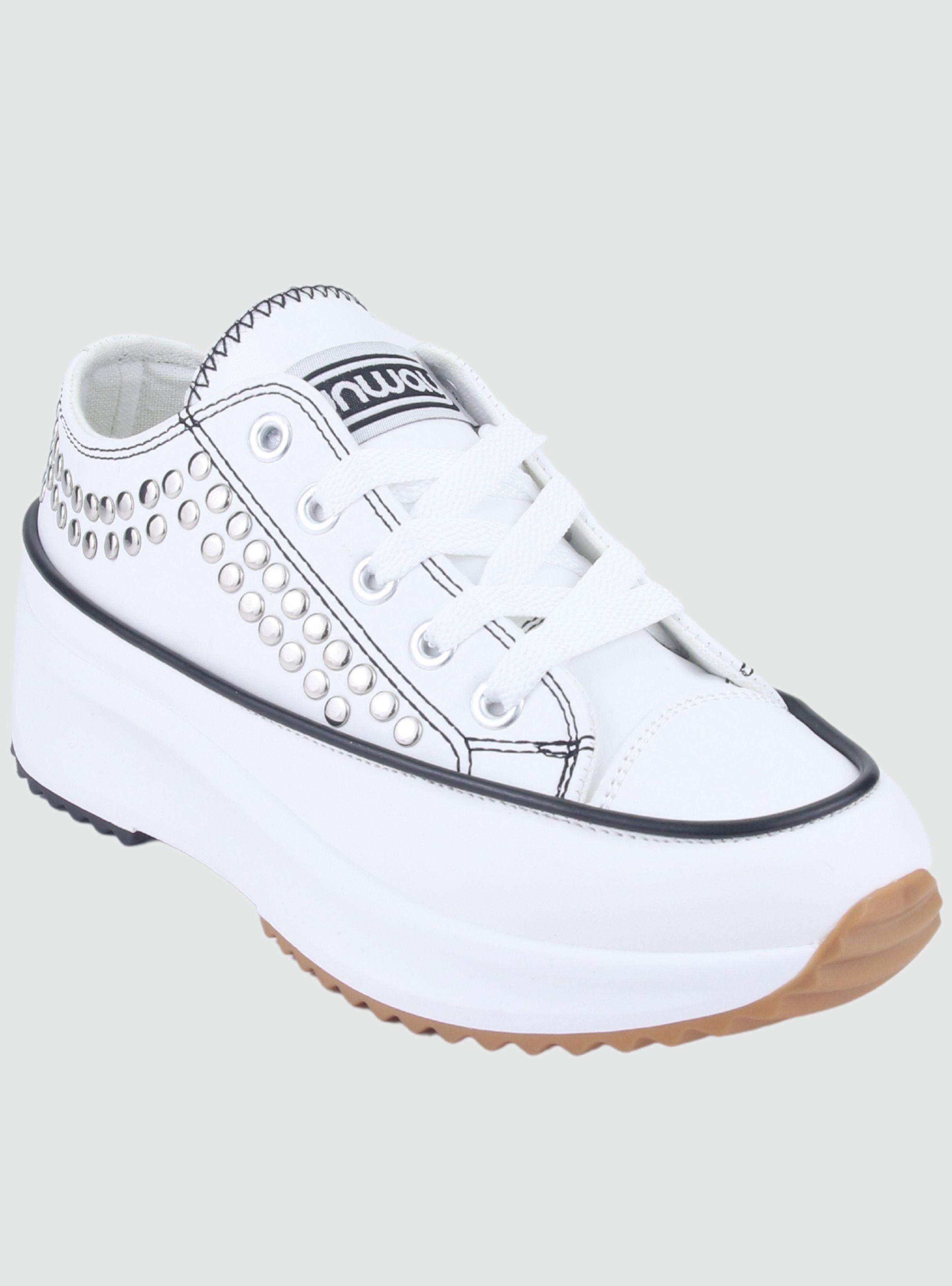Zapatilla Funway Mujer Biggerl-4 Blanco Urbano-2