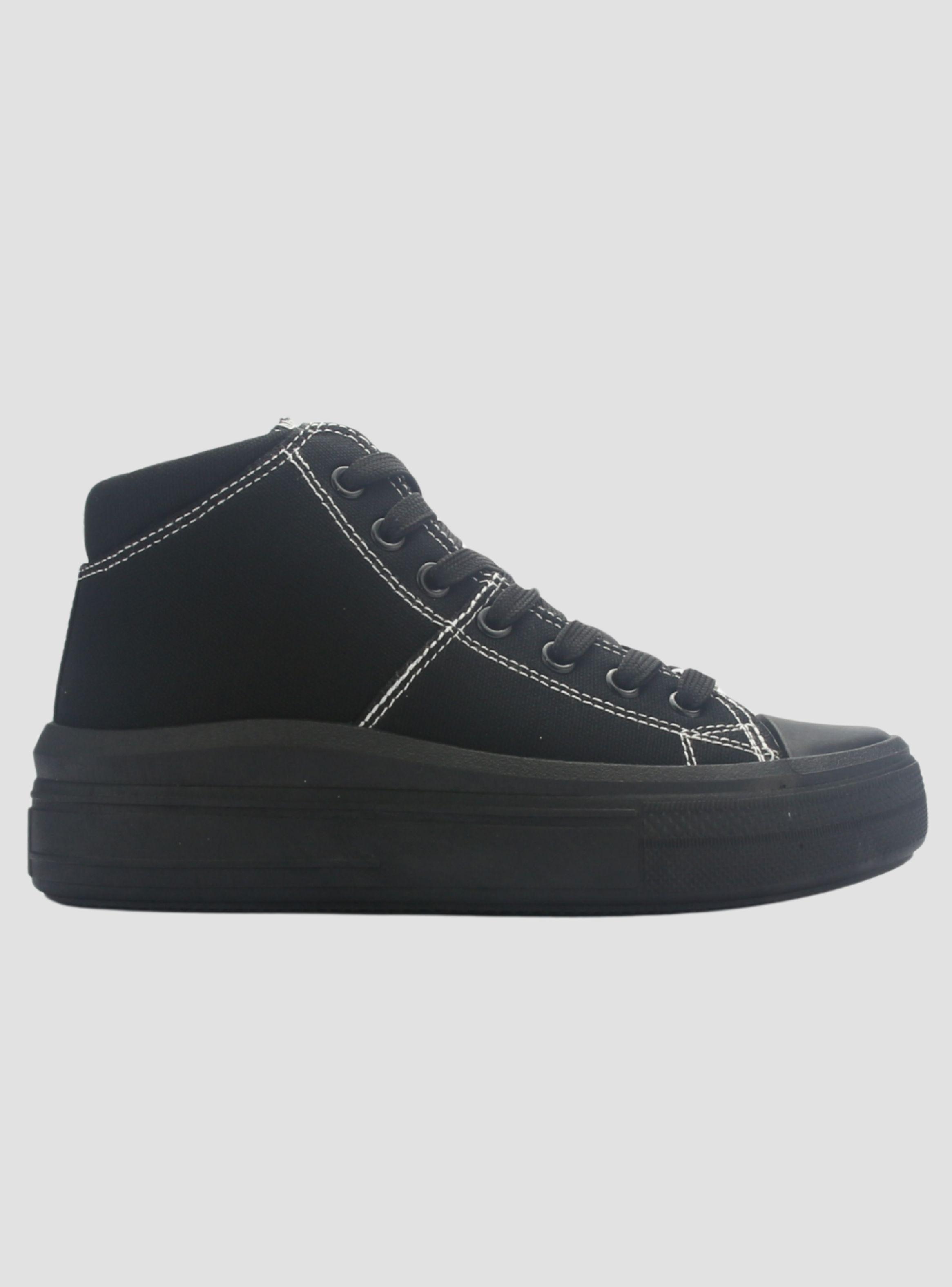 Zapatilla Chalada Mujer Clu-15 Negro Urbano-0