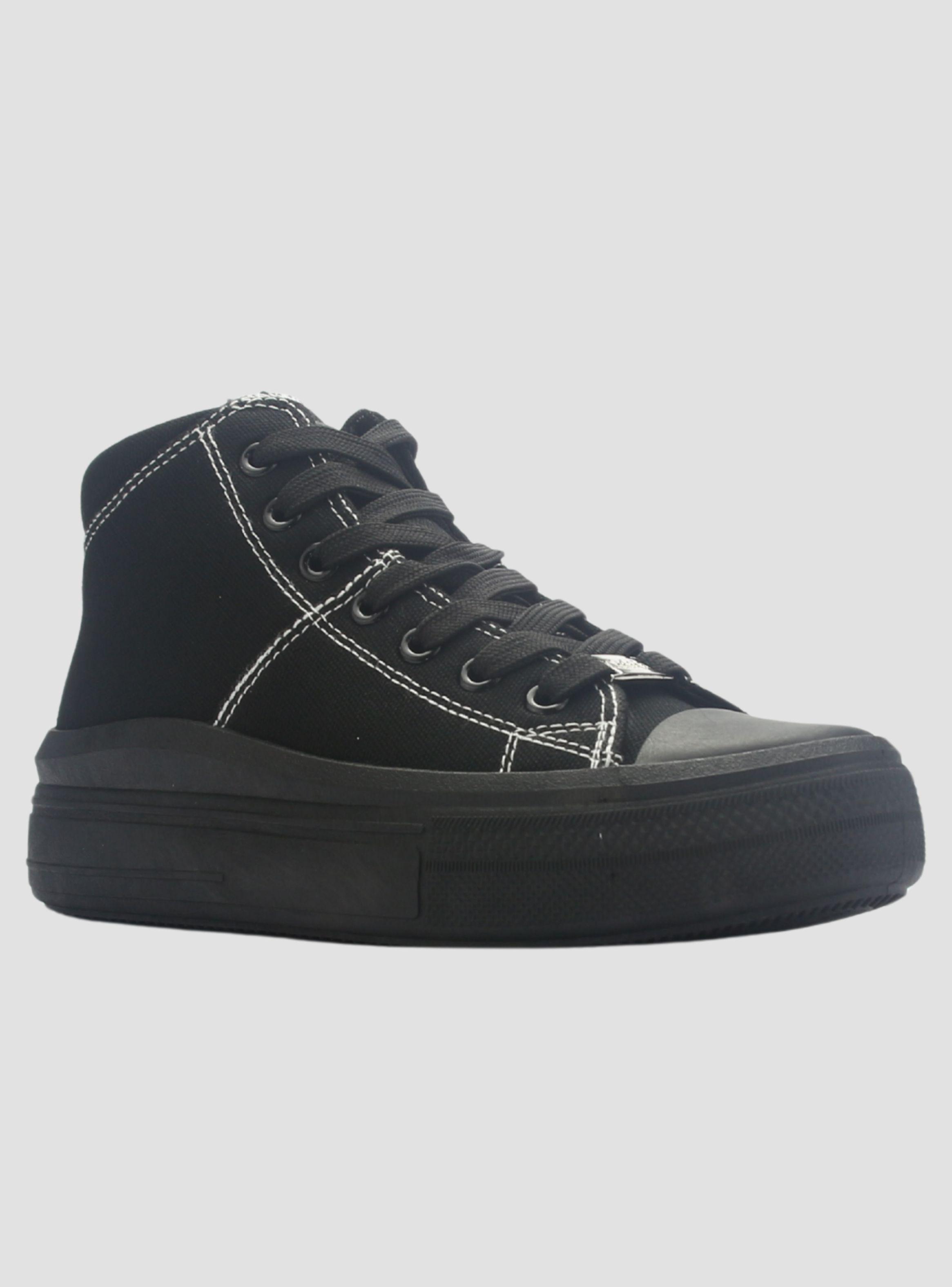 Zapatilla Chalada Mujer Clu-15 Negro Urbano-2