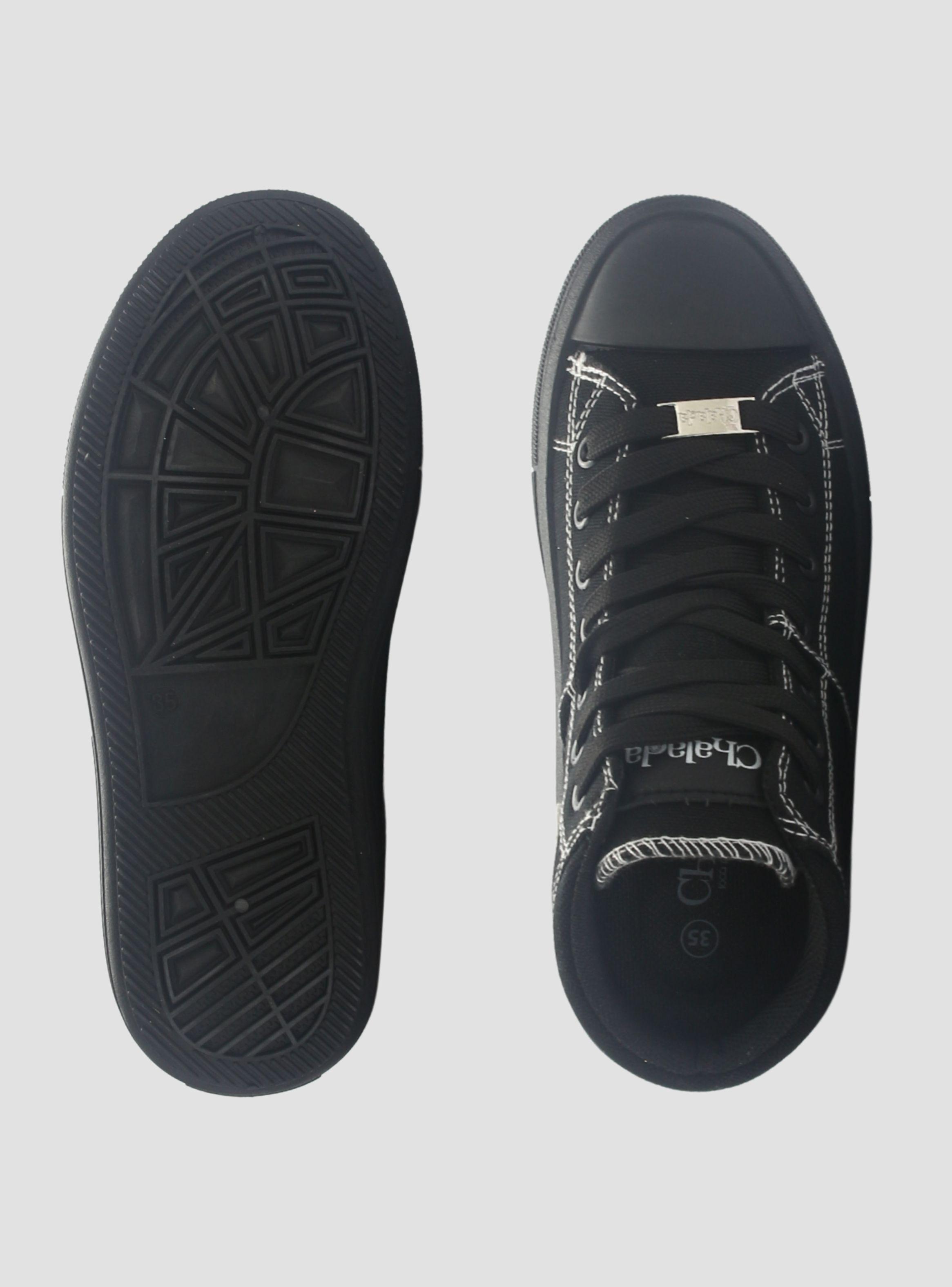 Zapatilla Chalada Mujer Clu-15 Negro Urbano-6