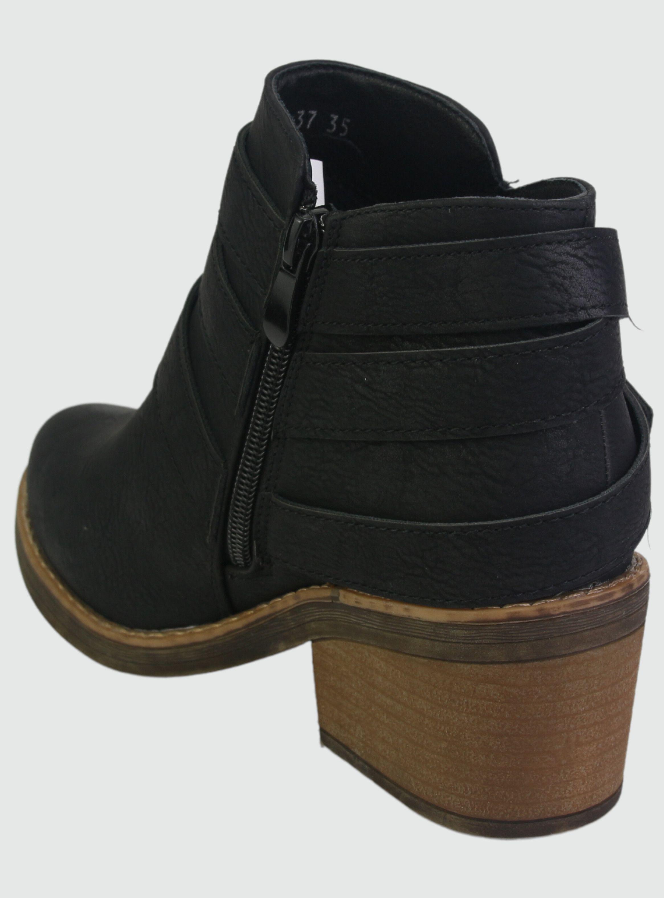 Botin Chalada Mujer Camp-37 Negro Casual-3