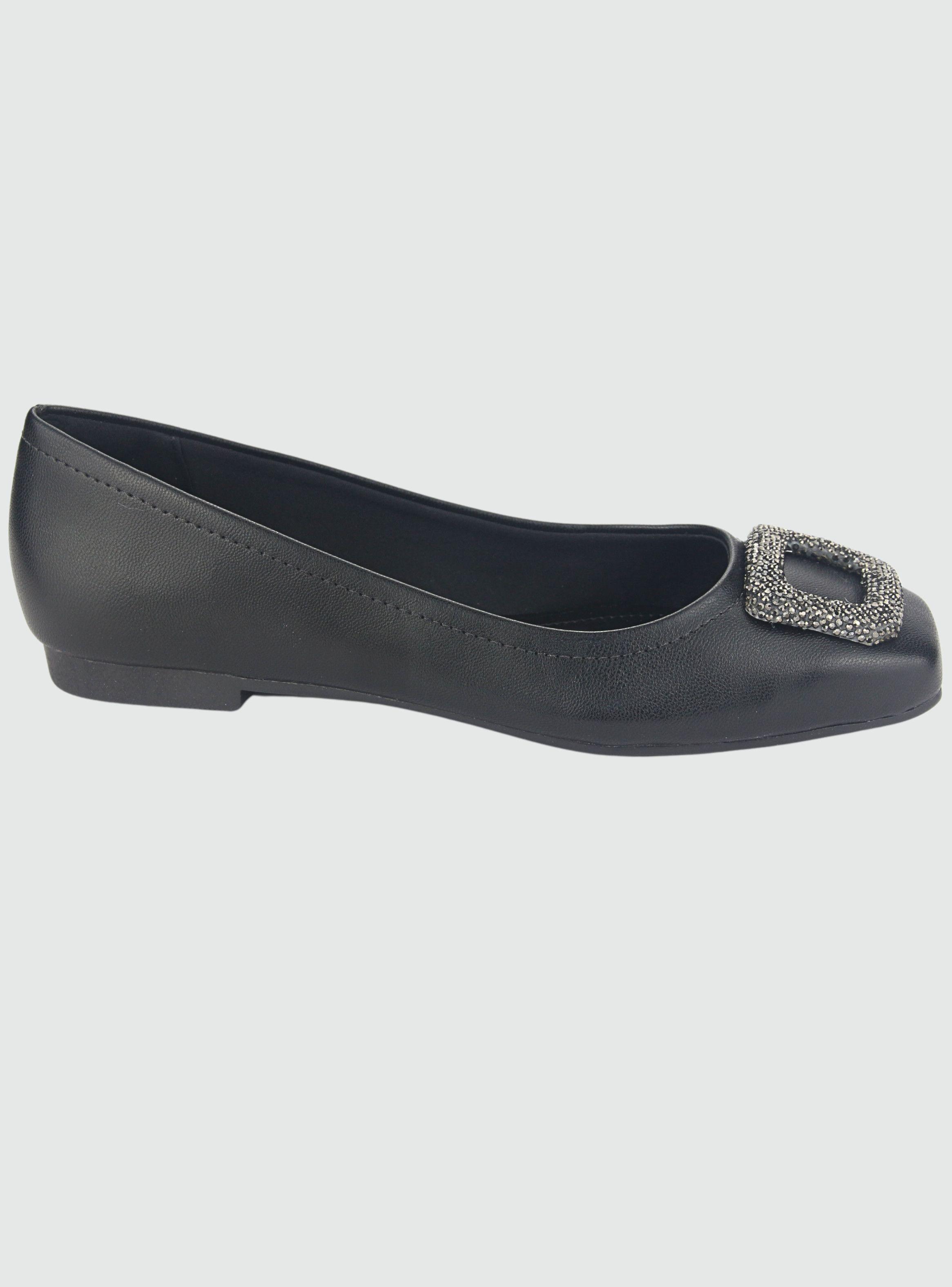Zapato Via Marte Mujer 23-13204 N Preto Casual-0