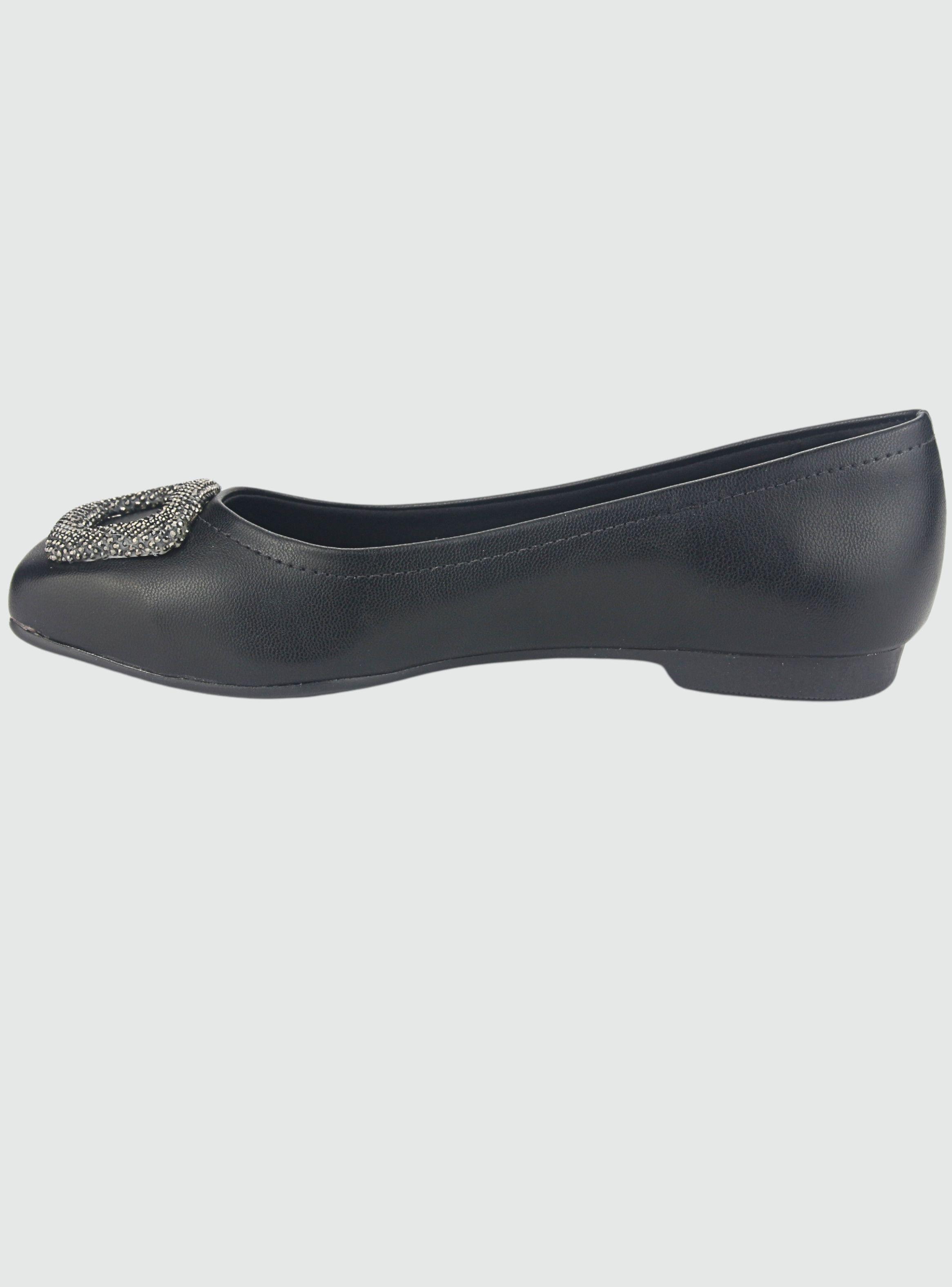 Zapato Via Marte Mujer 23-13204 N Preto Casual-1