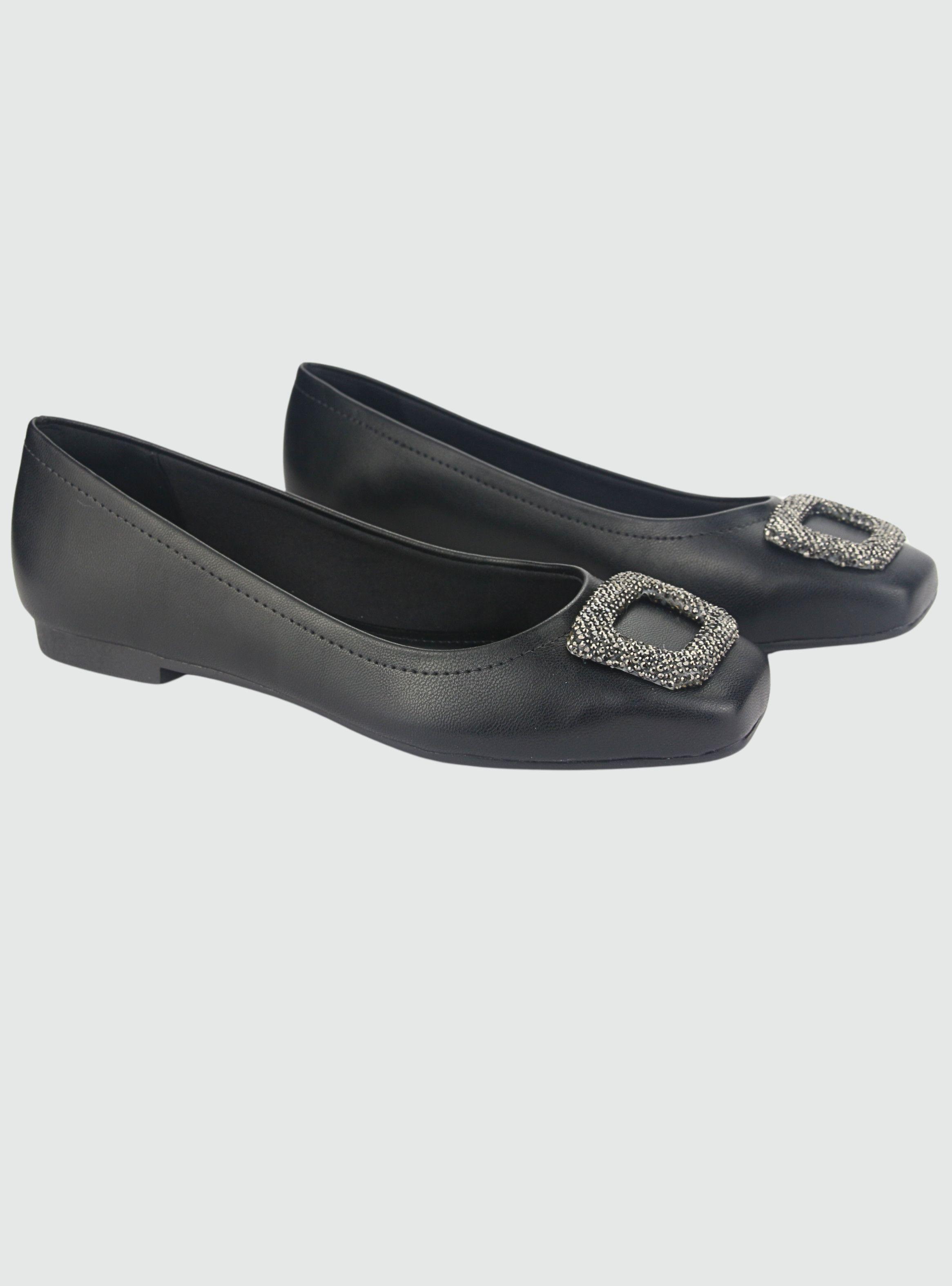 Zapato Via Marte Mujer 23-13204 N Preto Casual-3